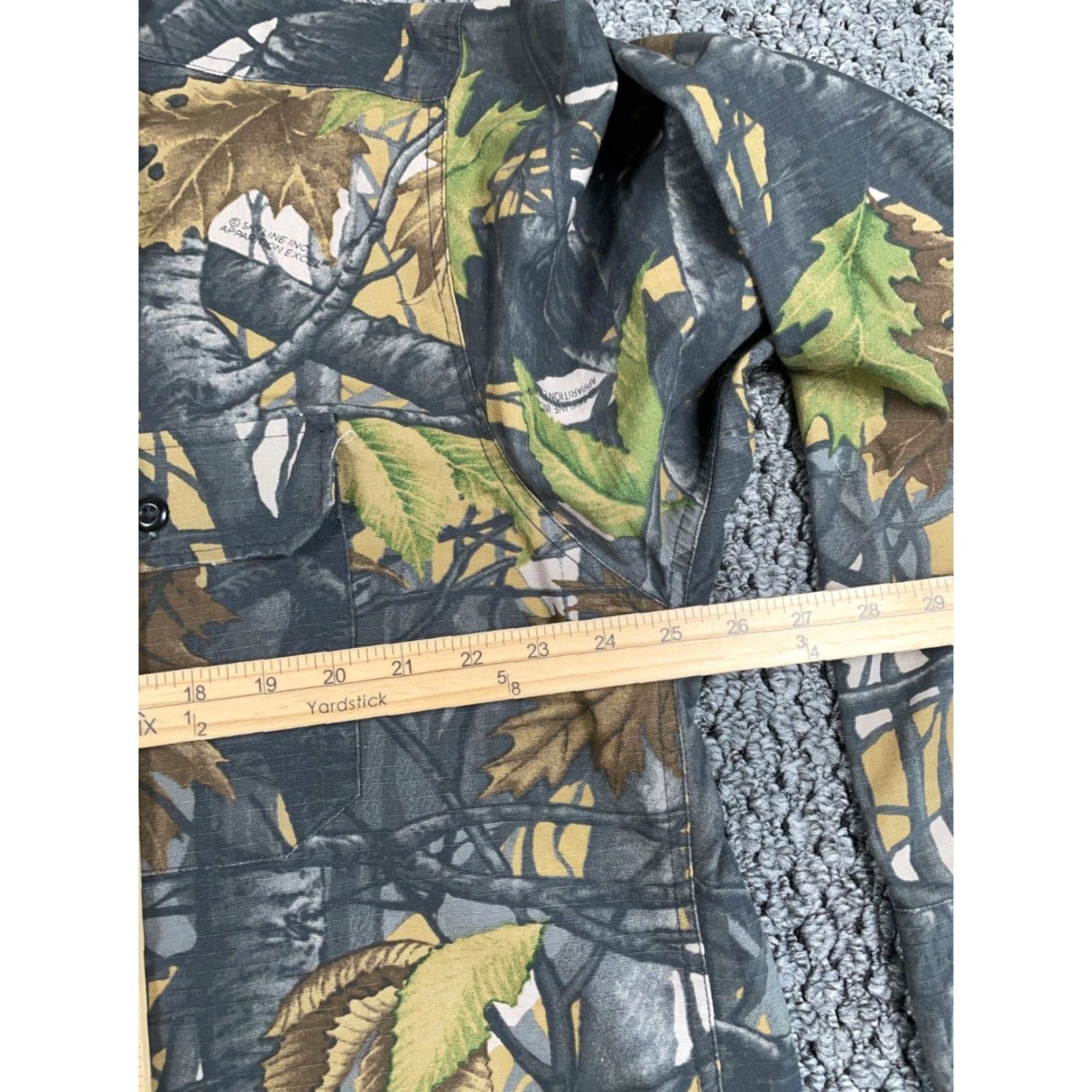 Vintage VINTAGE Hunter's View Camouflage Ripstop Shirt Adult XL Green Skyline Camo Men’s XL Camouflage Shirt Mens XL Green Skyline Pattern 90s? (Note: wait) Size US XL / EU 56 / 4 - 6 Thumbnail