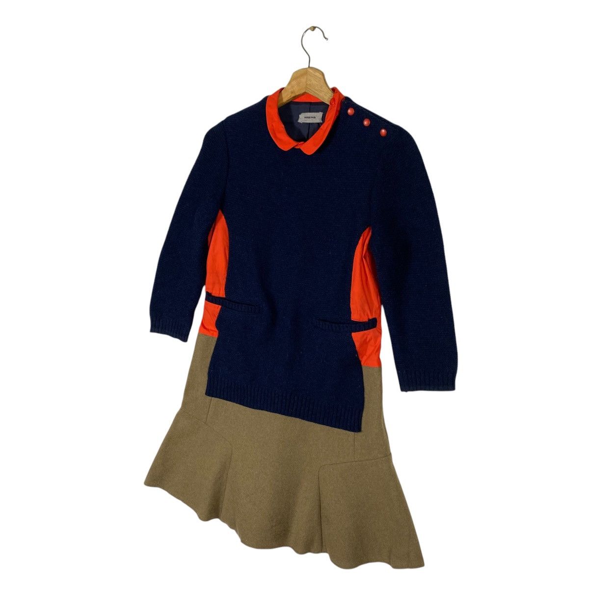 Japanese Brand × Jun Takahashi × Undercover Undercover Jun Takahashi Wool/Knit Dress Mini Size 2 Size XS / US 0-2 / IT 36-38 - 2 Thumbnail