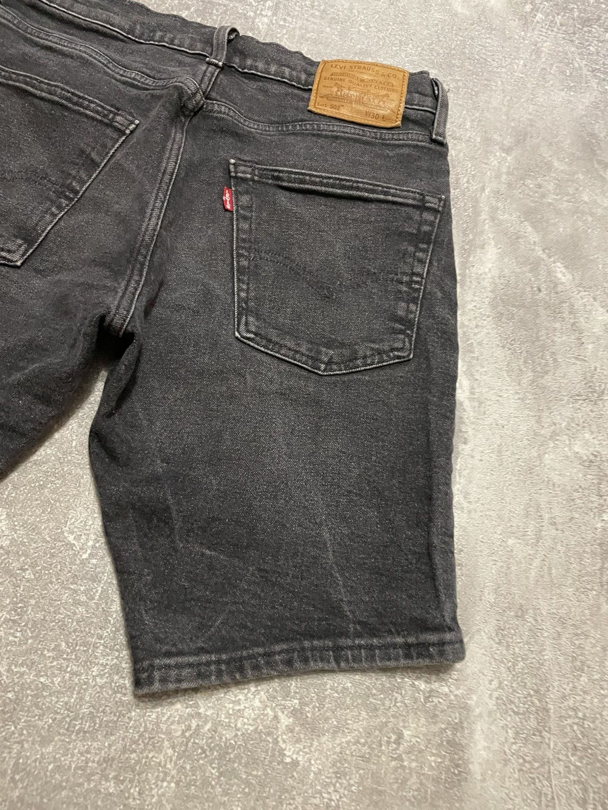 Levi's × Levi's Vintage Clothing Vintage Levis 502 Black Denim Jeans Shorts Size 30 Size US 30 / EU 46 - 14 Thumbnail