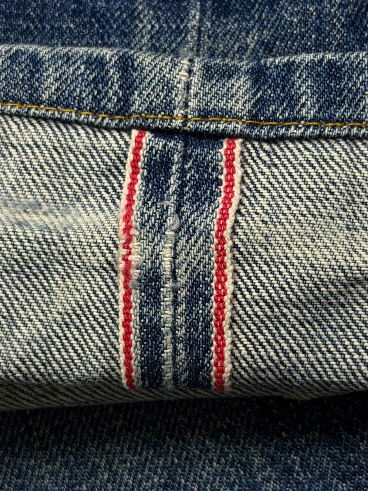 Gap Vintage Rare GAP 1969 Selvedge Redline Made in Italy ~ W31 Size US 31 - 9 Thumbnail
