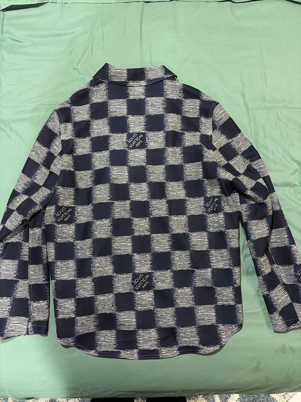 Louis Vuitton Authentic Louis Vuitton Damier Wool Overshirt Sz.58 NWT Size US XXL / EU 58 / 5 - 2 Thumbnail