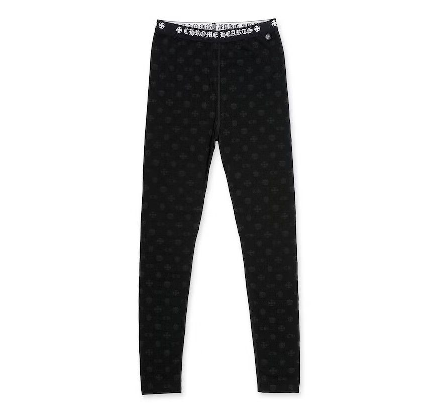 Chrome Hearts Leggings Black Logos (W) Size ONE SIZE - 1 Thumbnail