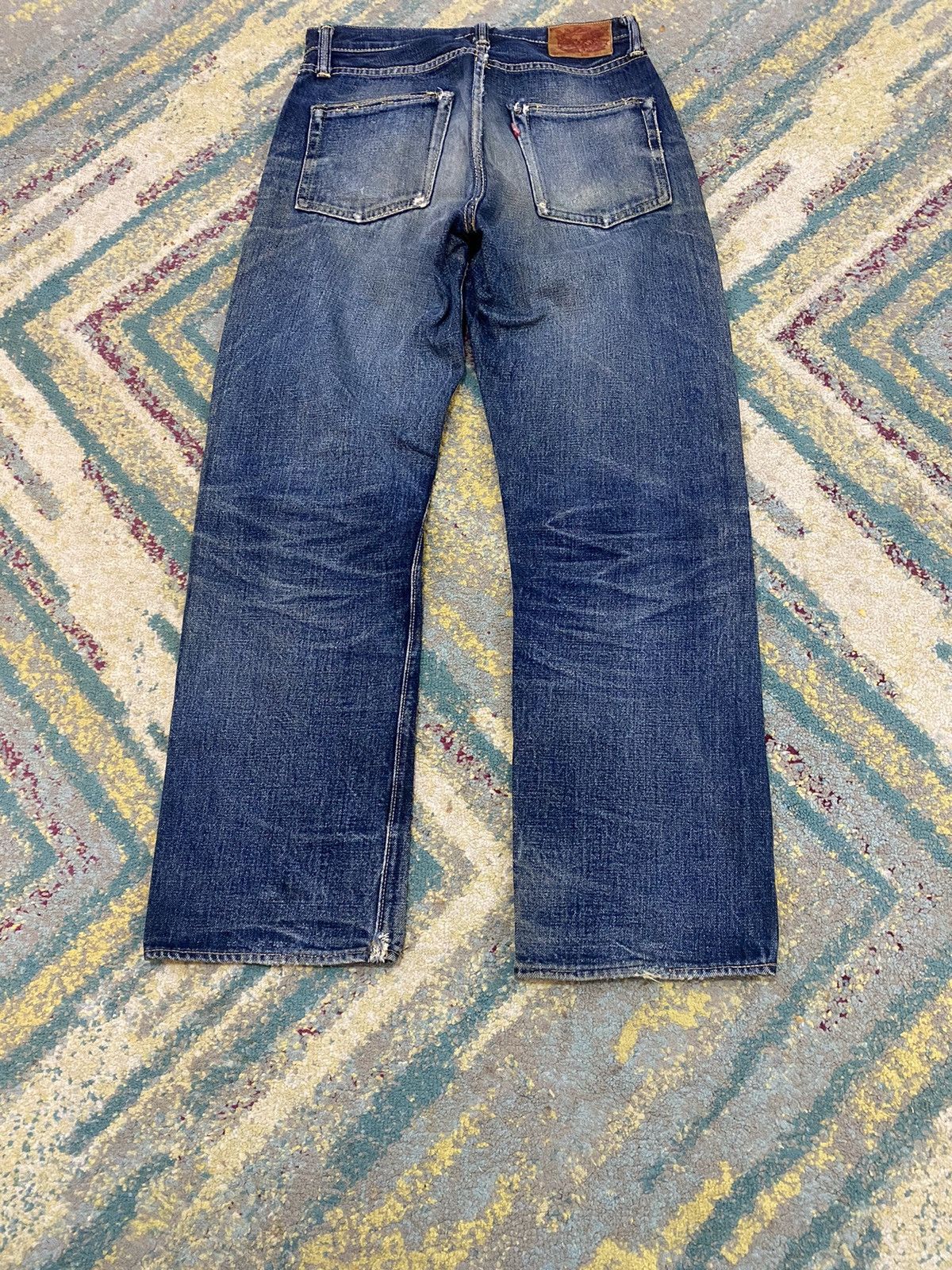 Japanese Brand × Skull Jeans by an Alchemist Rare Skull Jeans Analchemist Selvedge Jeans 29x34 Made Japan Size US 29 - 2 Thumbnail
