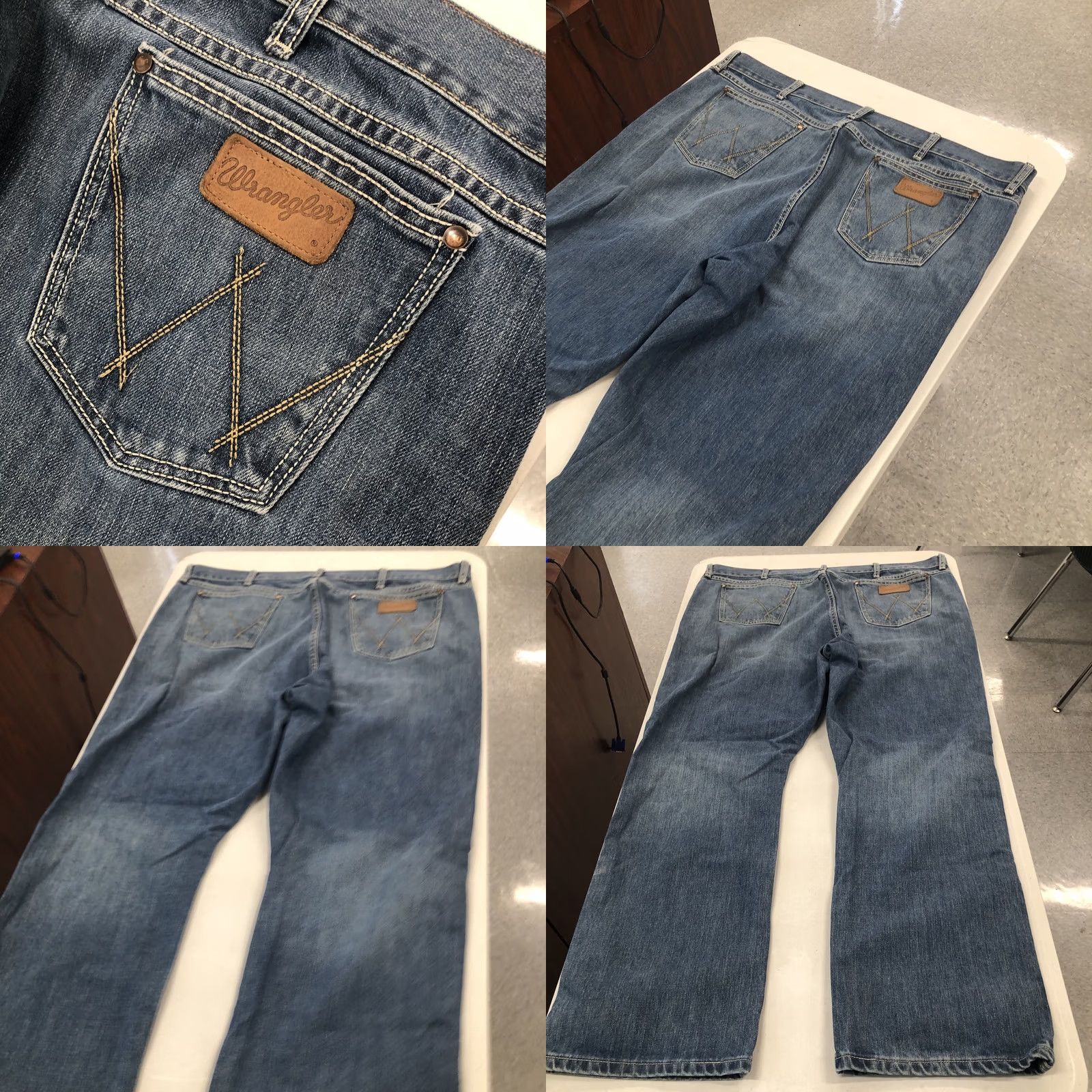Wrangler Wrangler Retro Jeans Men's 42x31 Relaxed Boot Blue Denim 5-Pocket Cowboy Western Jeans Size US 42 / EU 58 - 8 Thumbnail