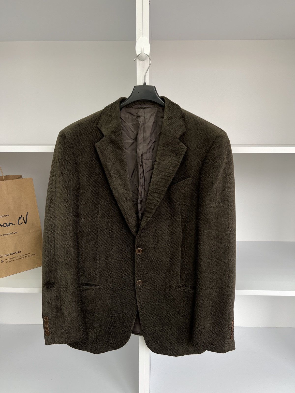Armani × Designer × Vintage Vintage Armani Collezioni blazer Size US M / EU 48-50 / 2 - 4 Thumbnail