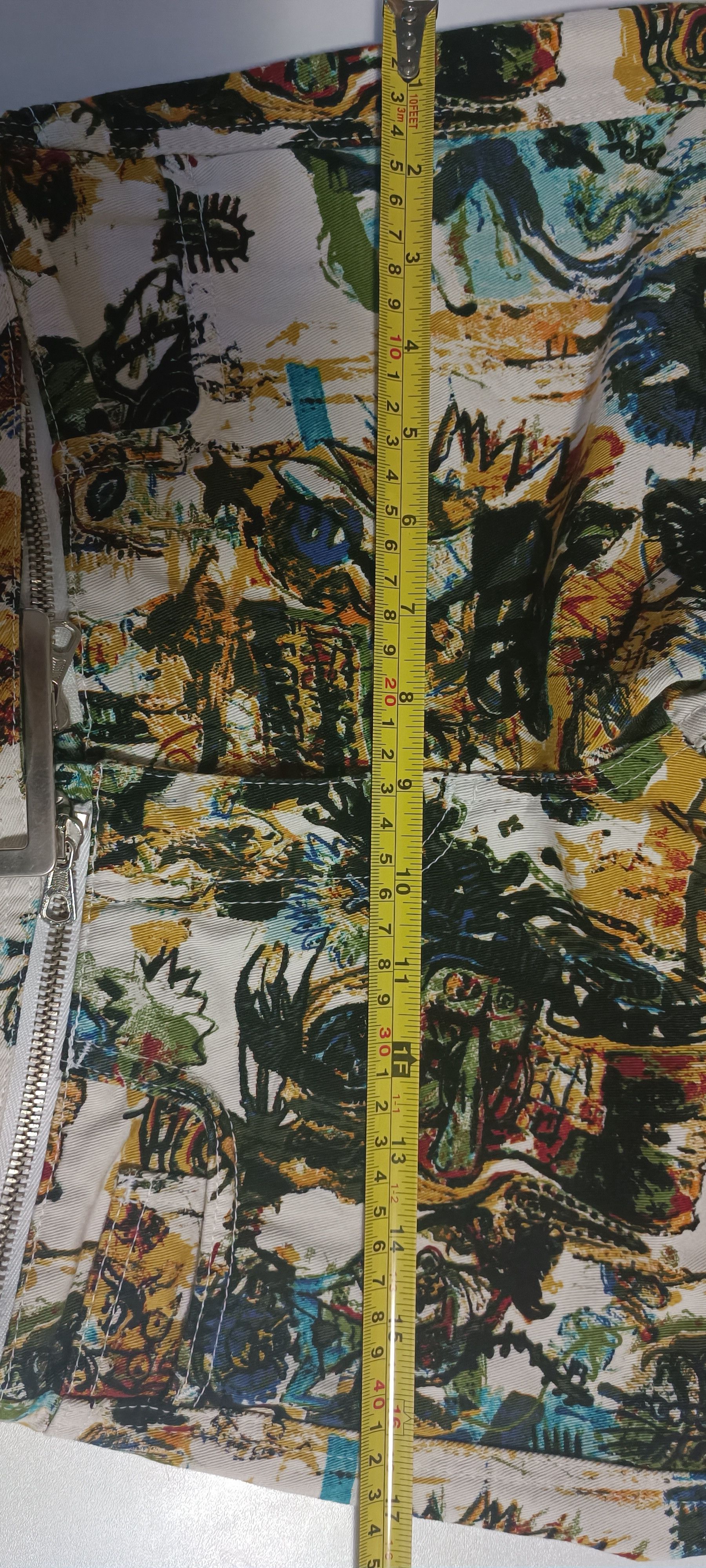 Jean Paul Gaultier 2000 - Basquiat graffiti pants Size 26" / US 2 / IT 38 - 21 Thumbnail