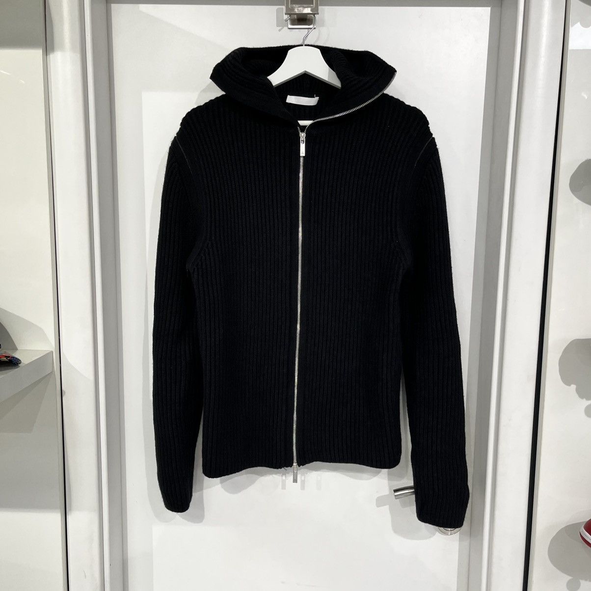 Helmut Lang Helmut Lang Balaclava Hoodie Black Size US S / EU 44-46 / 1 - 1 Thumbnail