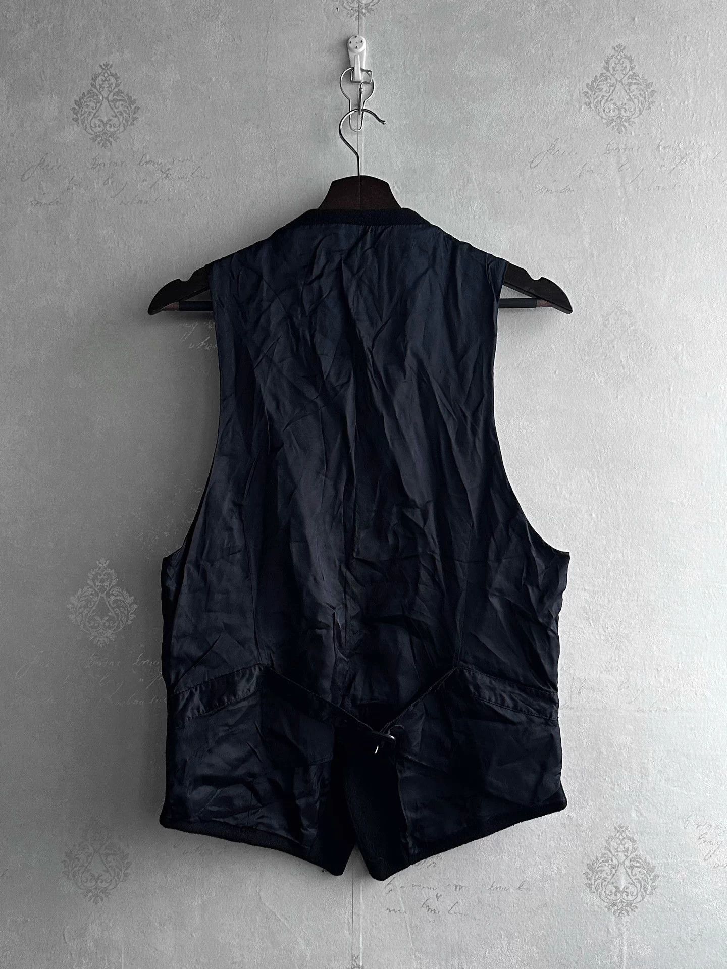 Maison Margiela Maison Martin Margiela 12AW Wool-Satin Paneled Gilet 50 Size US M / EU 48-50 / 2 - 3 Thumbnail