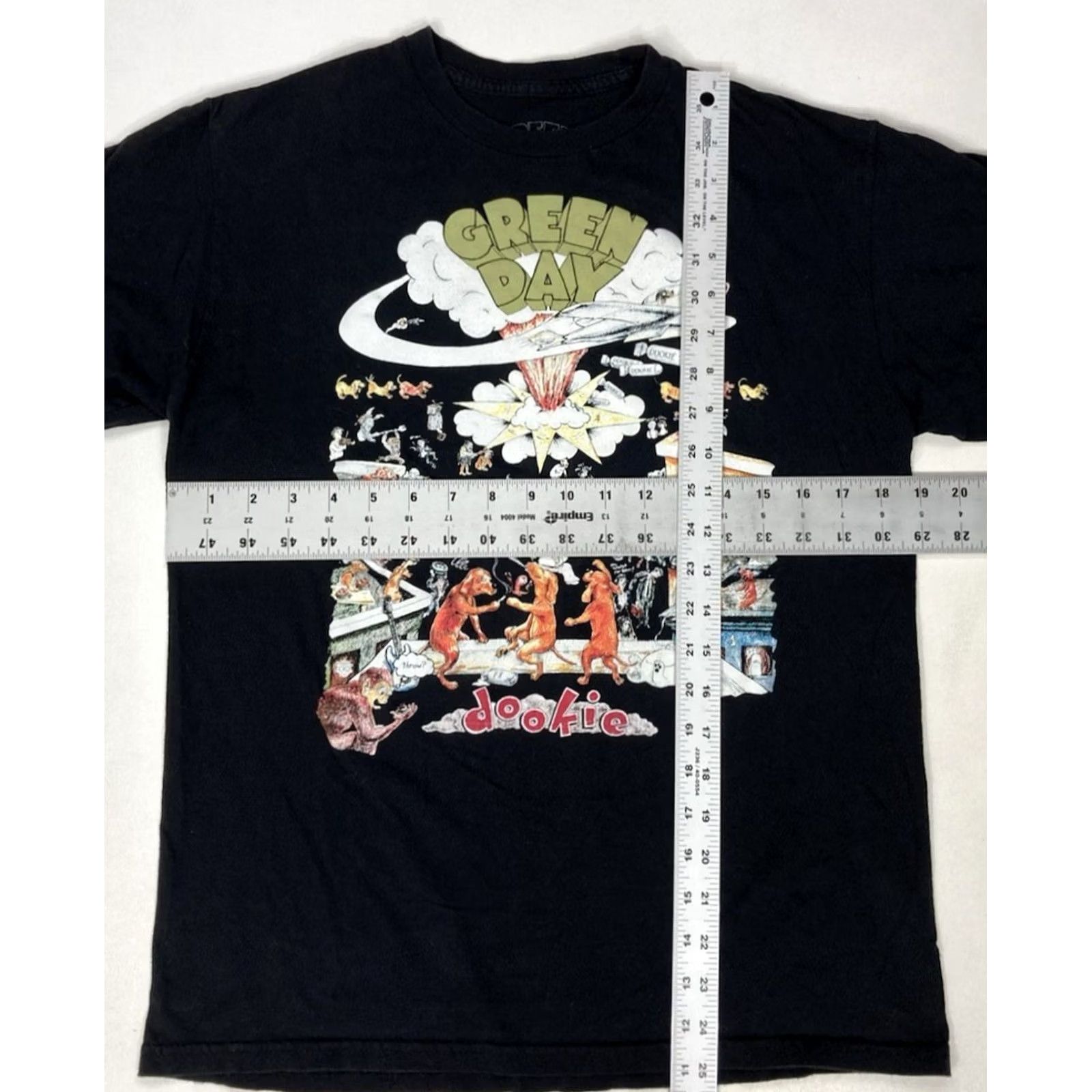 Etro VINTAGE Green Day Dookie Retro Graphic T-shirt Women Medium Black Short Sleeve Music Size M / US 6-8 / IT 42-44 - 5 Thumbnail