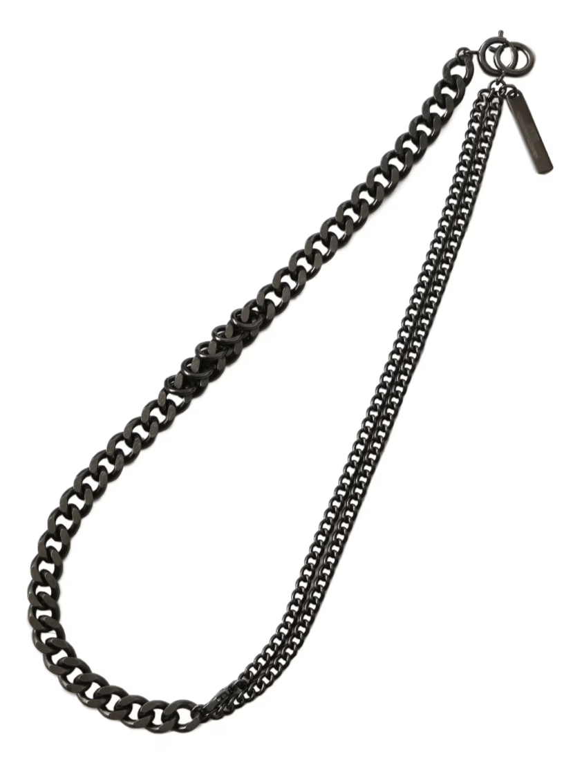 ヨウジヤマモト YOHJI YAMAMOTO 6-WAY ネックレス 6-WAY CURVED CHAIN BRACELET NECKLACE – THE SHOP YOHJI YAMAMOTO