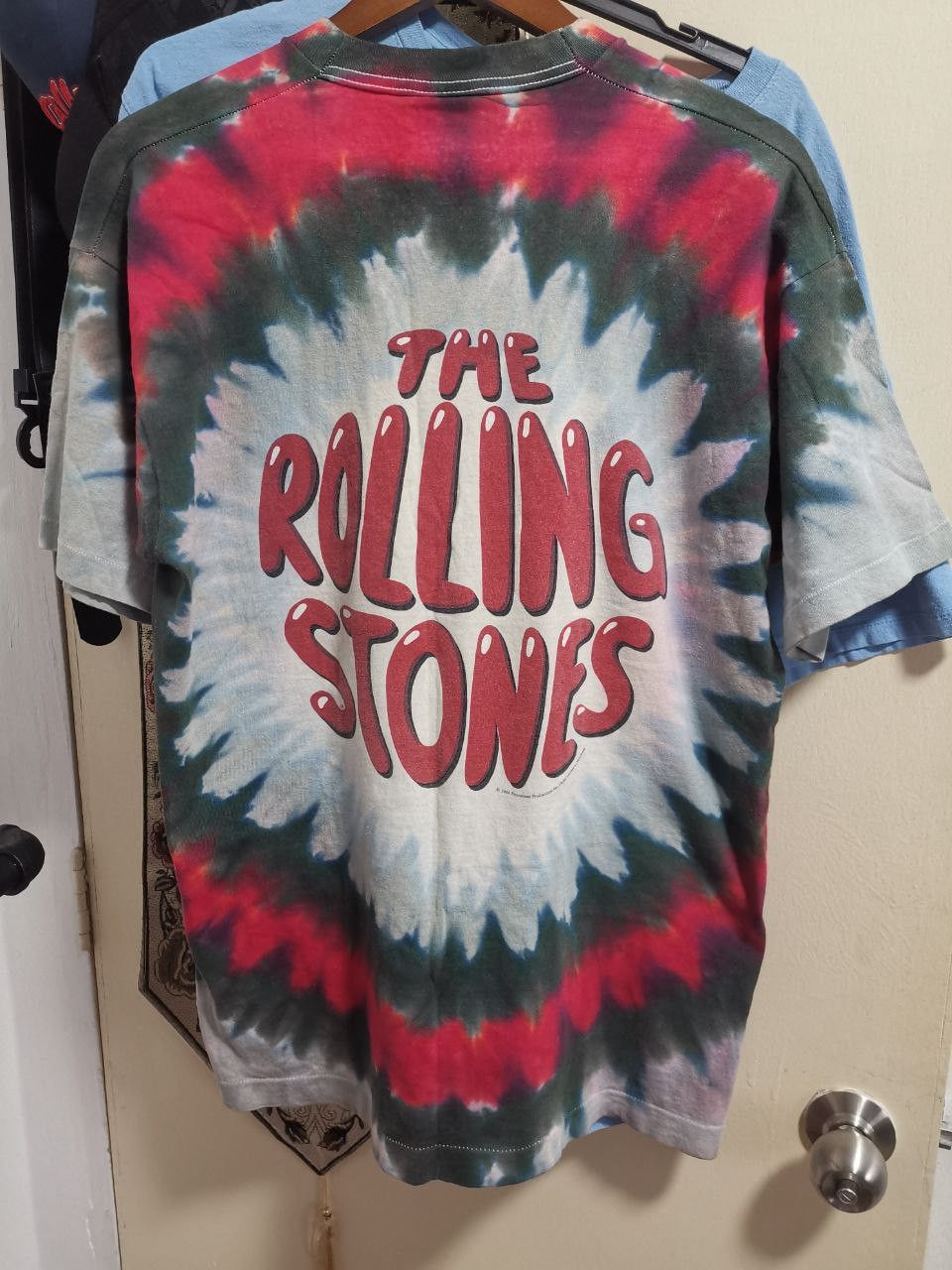Band Tees × The Rolling Stones × Vintage 🔥RARE🔥The Rolling Stones 1994 Promo Tour Tie Dye T-shirt Size US L / EU 52-54 / 3 - 2 Thumbnail