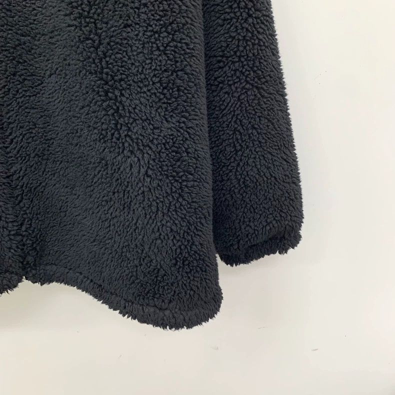 Balenciaga Balenciaga size 34 Black Logo Letter Embroidered Fleece Co Size XS / US 0-2 / IT 36-38 - 4 Thumbnail
