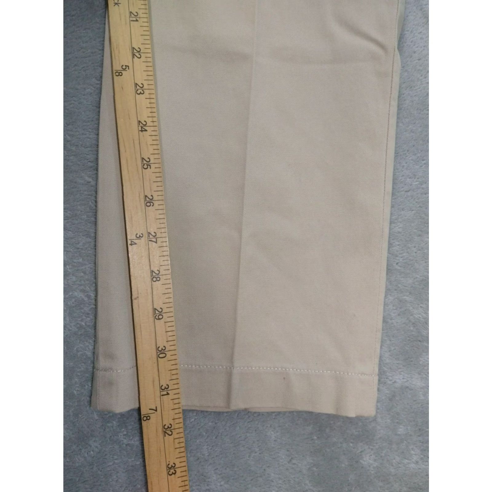 Nordstrom Nordstrom John W. Nordstrom Beige Chino Pants Men 36 Straight Cotton Wrinkle Resistant Easy Care Pockets Flat Front 36x32 Modern City Preppy Mens Size US 36 / EU 52 - 5 Thumbnail