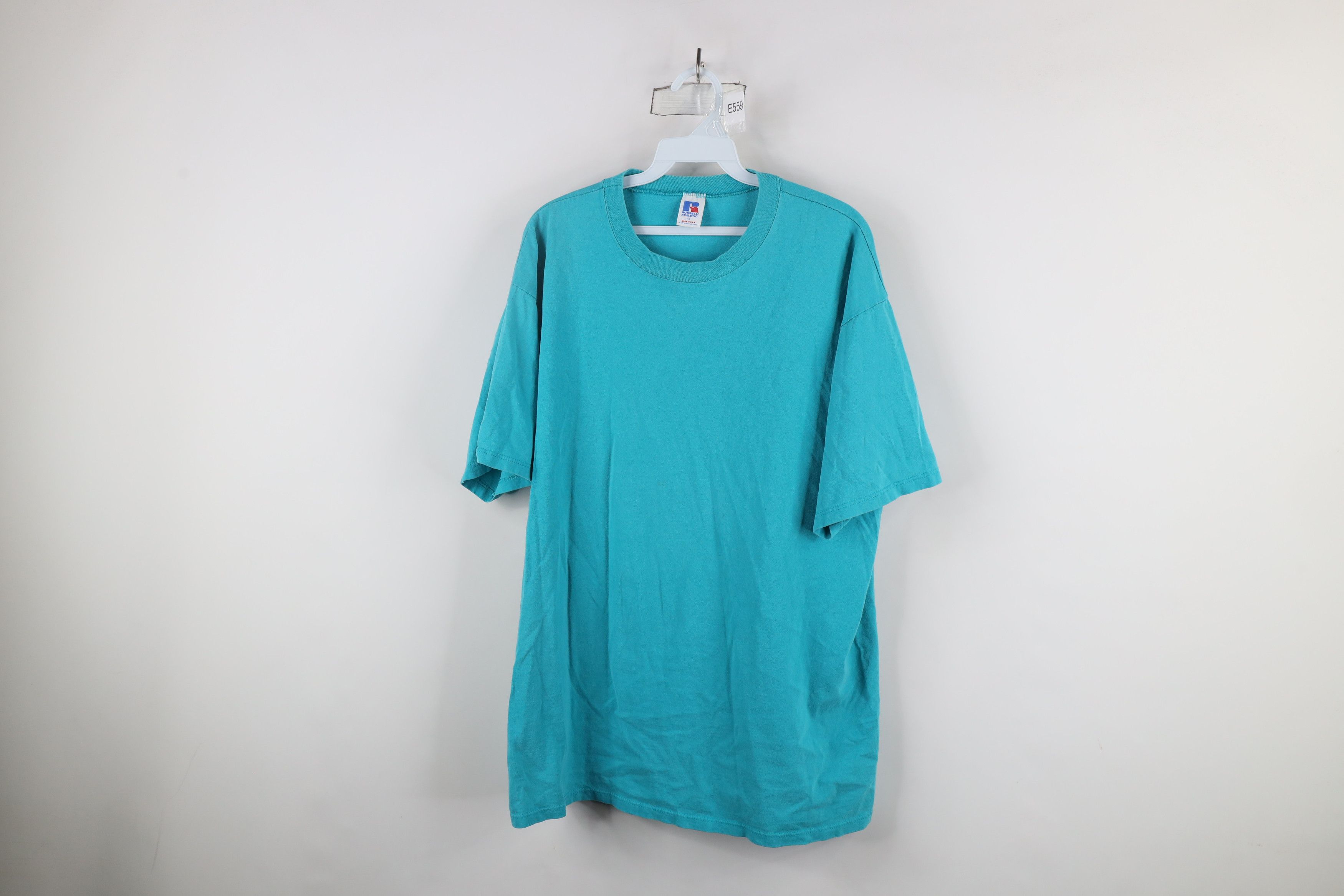Russell Athletic × Vintage Vintage 90s Russell Athletic Short Sleeve T-Shirt Cotton USA Size US XL / EU 56 / 4 - 1 Thumbnail