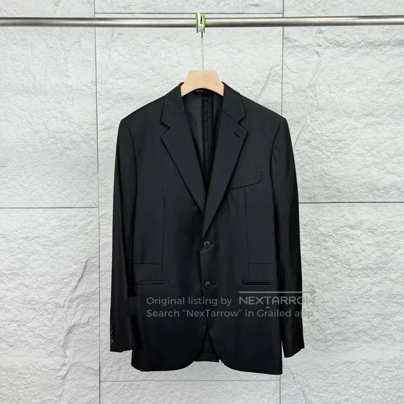 Hermes Hermes Black Long Sleeve Single-breasted Blazer Size 52R - 1 Thumbnail