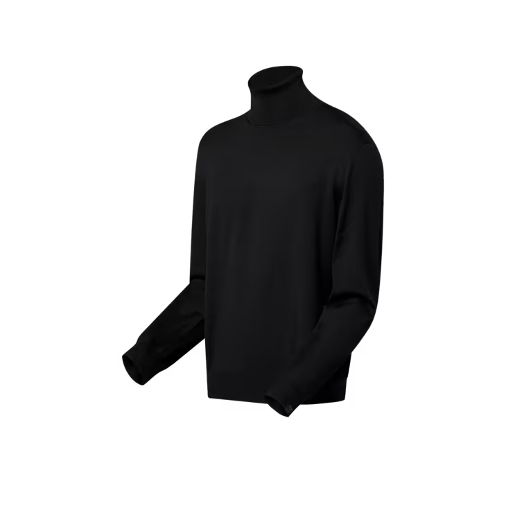 Louis Vuitton Silk and Cashmere Blend Turtleneck Size US S / EU 44-46 / 1 - 3 Thumbnail