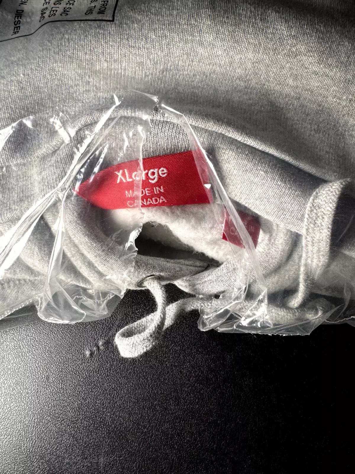 Supreme Supreme Cross Box Logo Hoodie Grey Sweatshirt Size US XL / EU 56 / 4 - 3 Thumbnail
