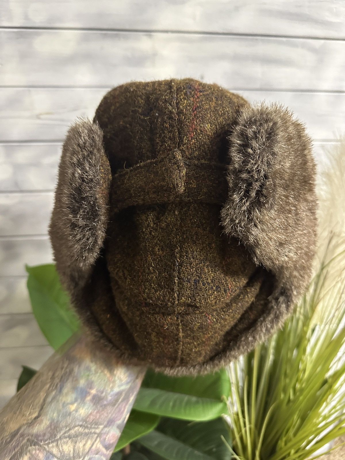 Harris Tweed Rare Hat Harris Tweed Fair Fur Fuzzi Style Y2K Size ONE SIZE - 7 Thumbnail