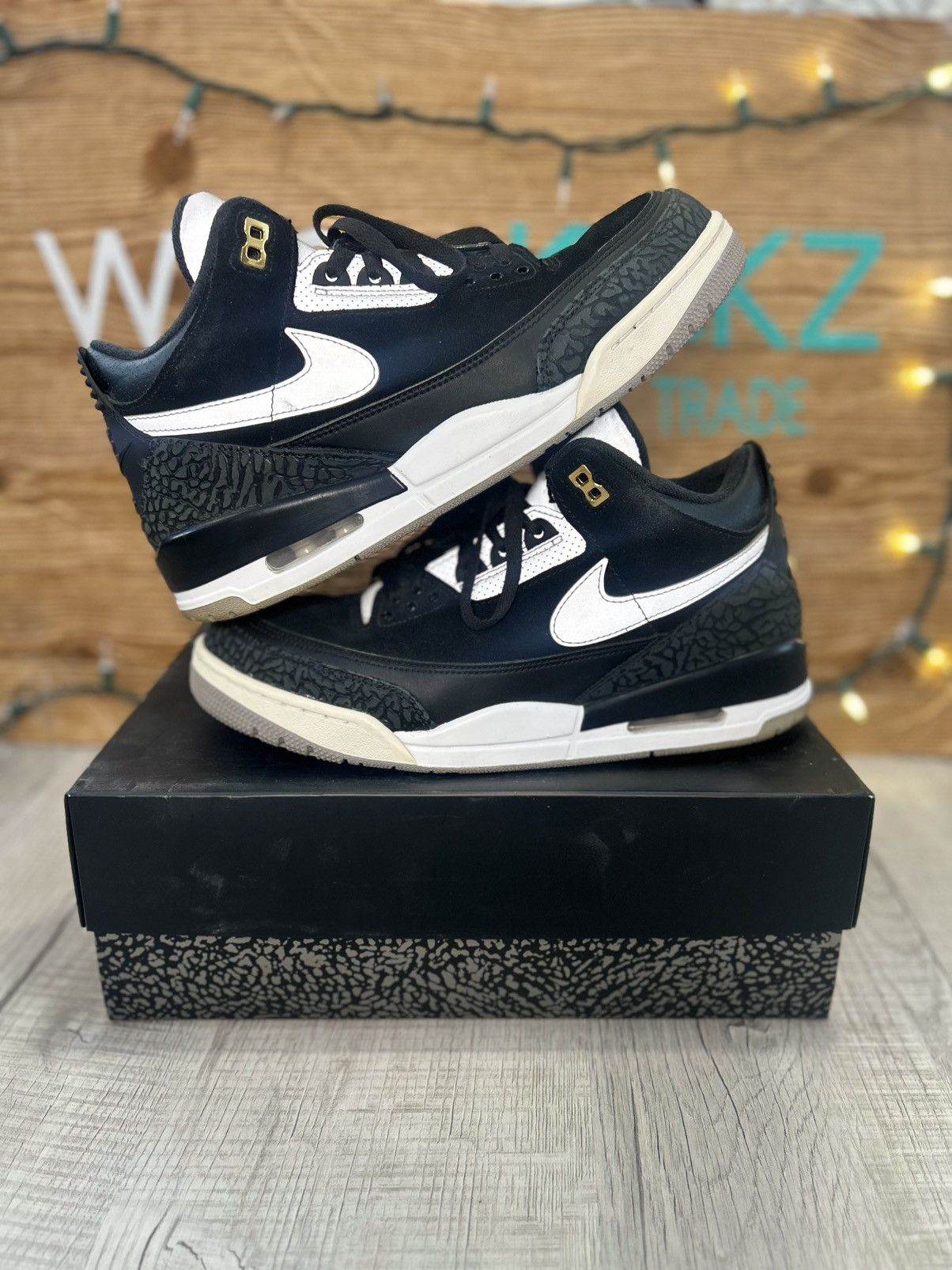 Jordan Brand Jordan 3 tinker black gold Size US 10 / EU 43 - 2 Thumbnail