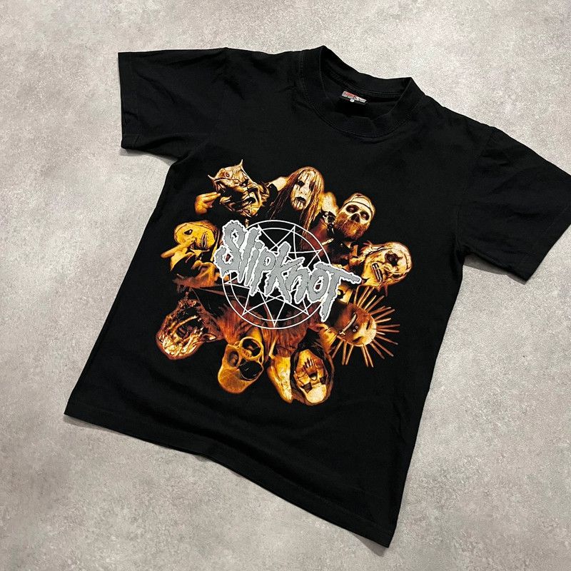 Band Tees Vintage Slipknot T-Shirt Printed Retro Y2K 90s Size US S / EU 44-46 / 1 - 2 Thumbnail