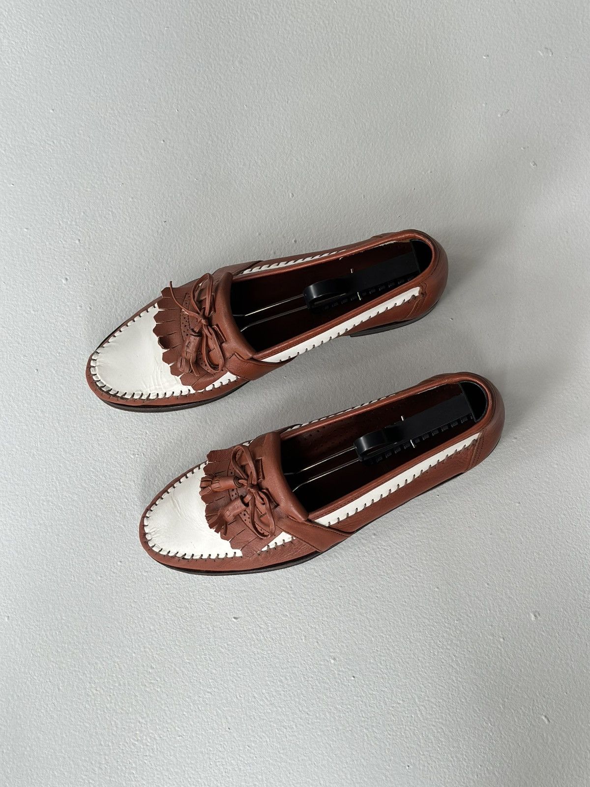 Other Unknow Brand Tassle Loafer two tone 42 Size US 9 / EU 42 - 4 Thumbnail