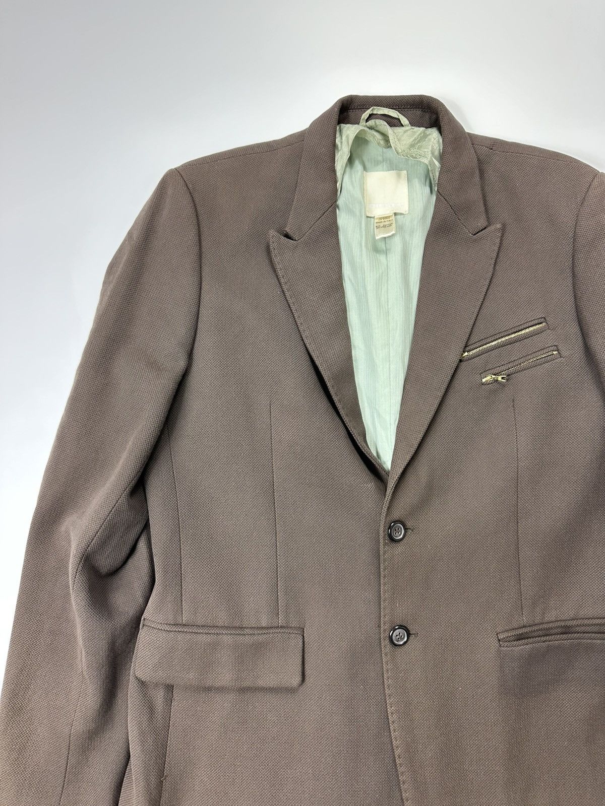 Diesel Diesel Virgin Wool Blazer Made In Italy Brown Size US L / EU 52-54 / 3 - 5 Thumbnail