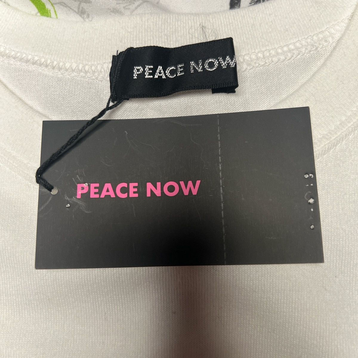 Japanese Brand PEACE NOW White Long Sleeve Skull Punk Graphic T-Shirt Size M / US 6-8 / IT 42-44 - 4 Thumbnail