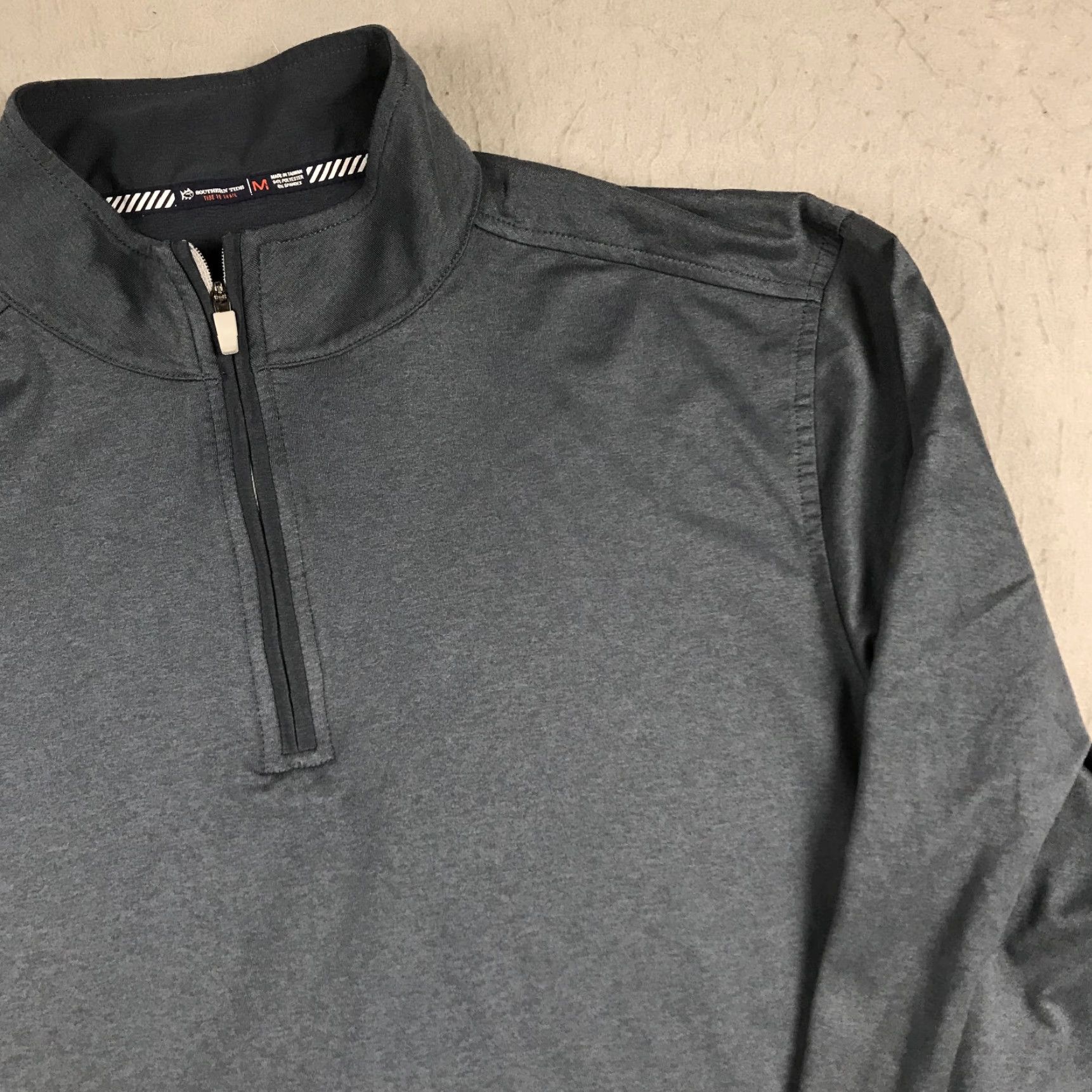 Southern Tide Southern Tide Golf Jacket Mens M Blue Gray Tide To Trail 1/4 Zip Basic Jacket Classic Fish Theme Size US M / EU 48-50 / 2 - 3 Thumbnail
