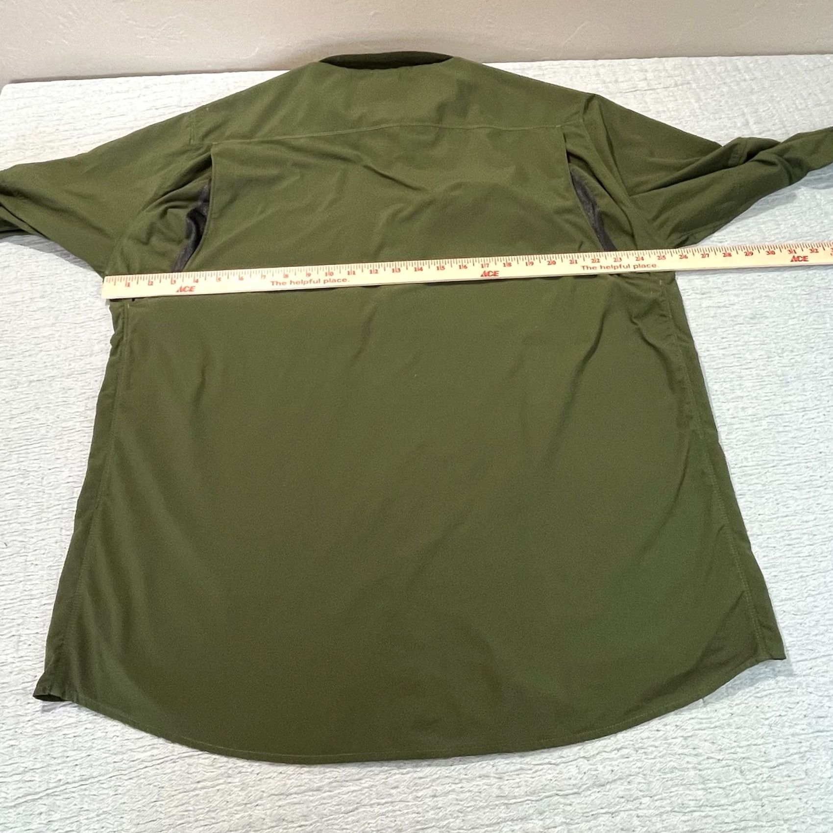 The North Face The North Face Shirt Mens 2XL Green Nylon Button-Up Long Sleeve Fishing Hiking UV Breathable Pockets Logo Outdoor Endurance Series Size US XXL / EU 58 / 5 - 6 Thumbnail