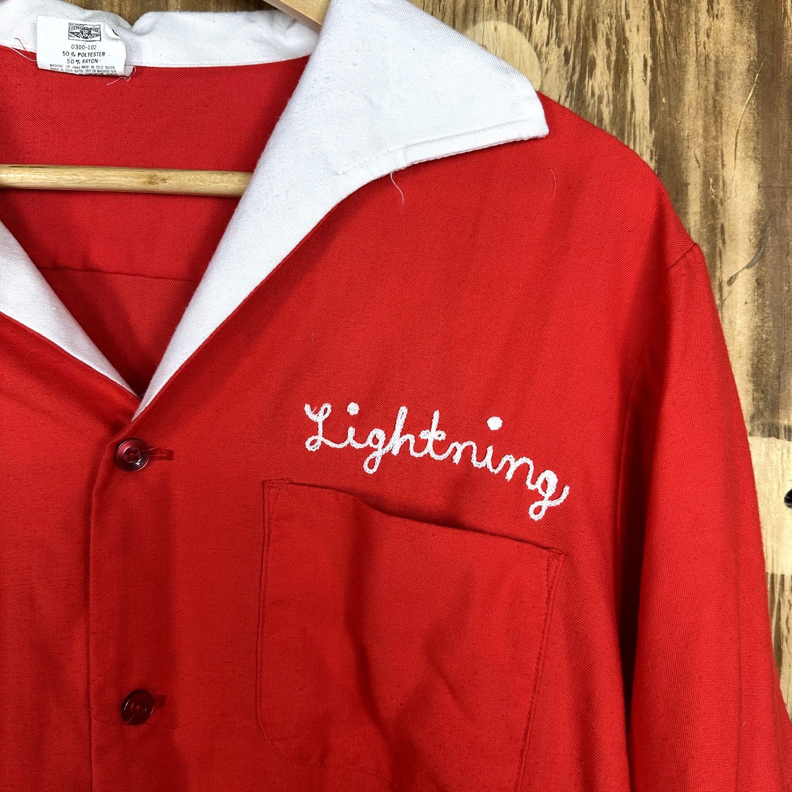 Japanese Brand × Vintage Vintage Bowling Shirt King Louie Chain Stitched Size XL Size US XL / EU 56 / 4 - 2 Thumbnail