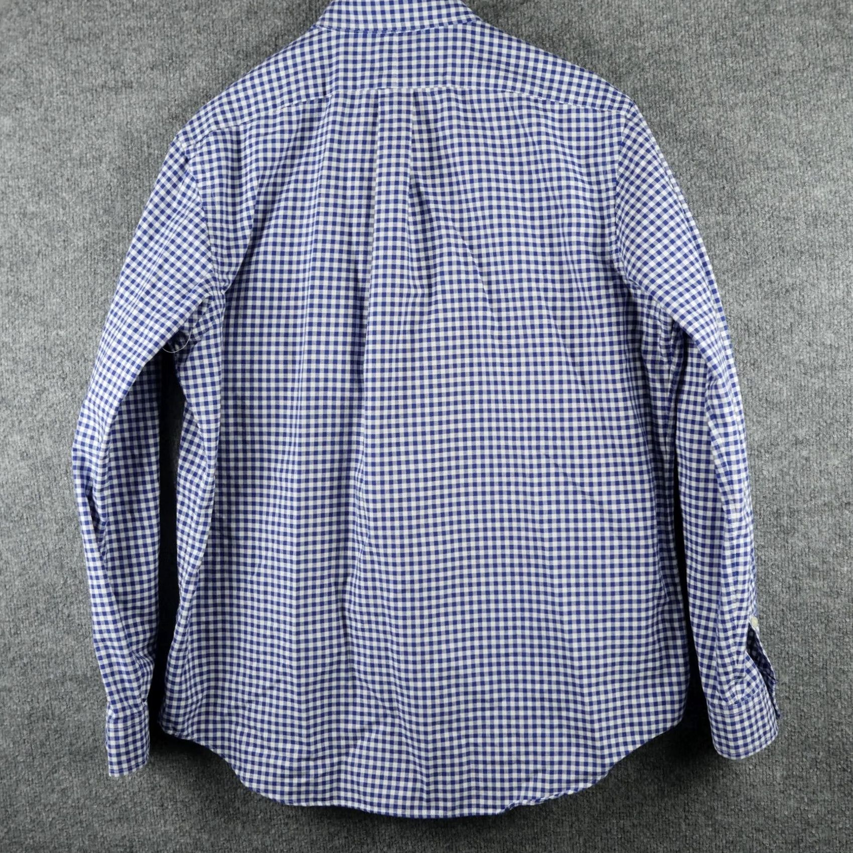 Polo Ralph Lauren Polo Ralph Lauren Shirt Mens Large Blue Gingham Button-Down Long Sleeve Size US L / EU 52-54 / 3 - 7 Thumbnail