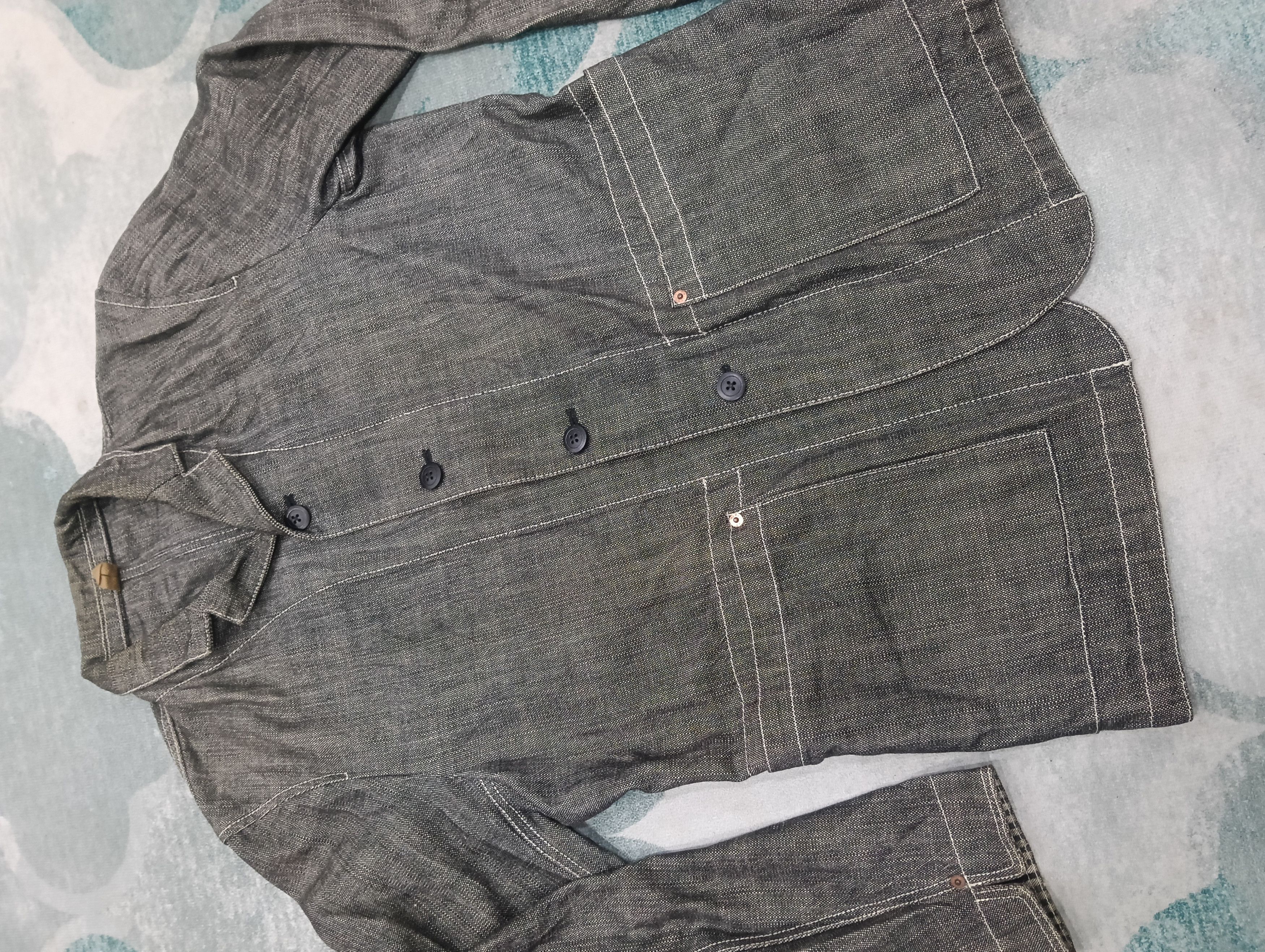 14th Addiction × Beauty Beast × Japanese Brand Hiromichi Nakano Like Indigo Shawl Collar Size US L / EU 52-54 / 3 - 15 Thumbnail