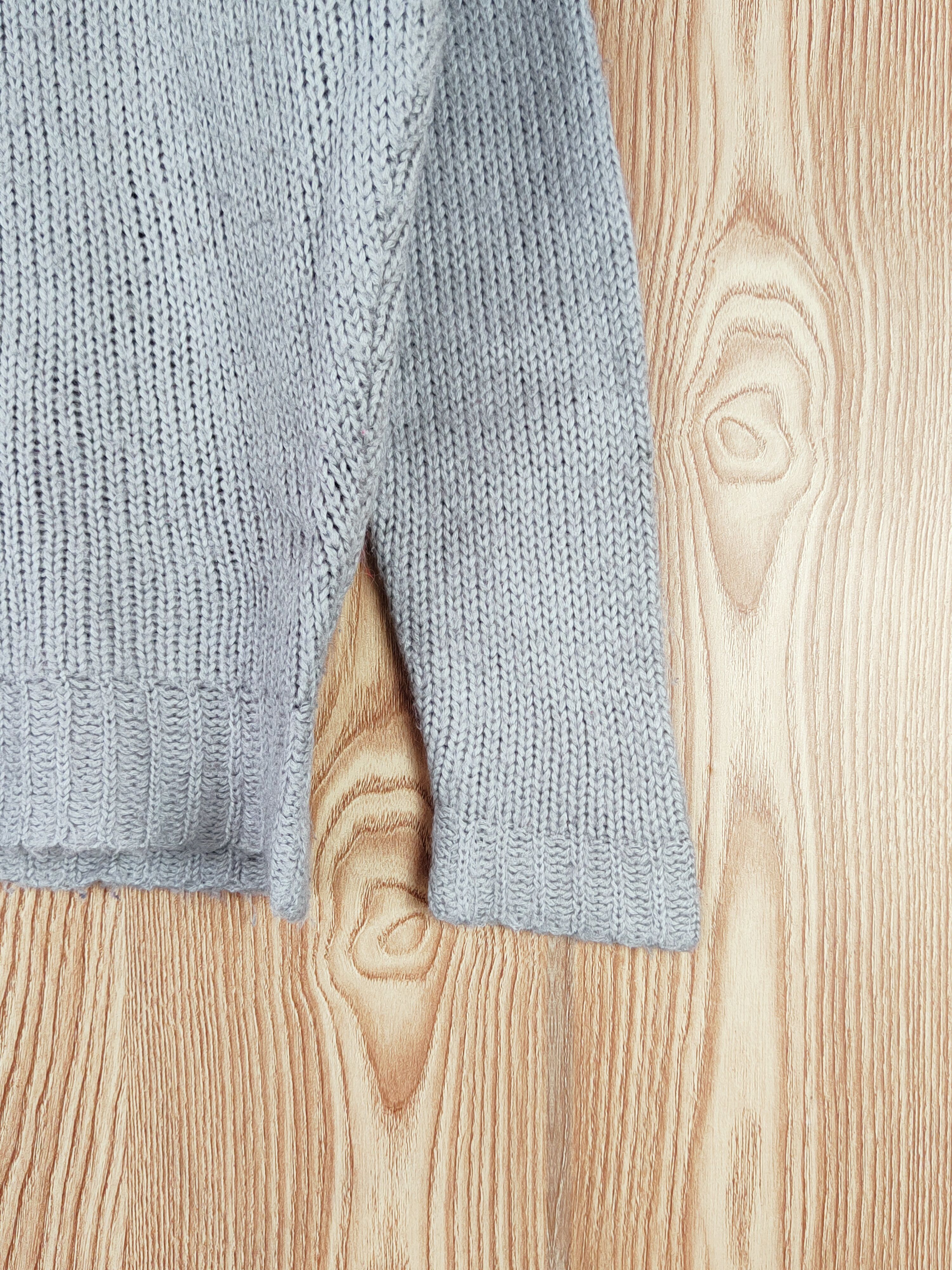 Japanese Brand DL Moussy Gray Knitwear Sweatshirts #W742 Size M / US 6-8 / IT 42-44 - 6 Thumbnail