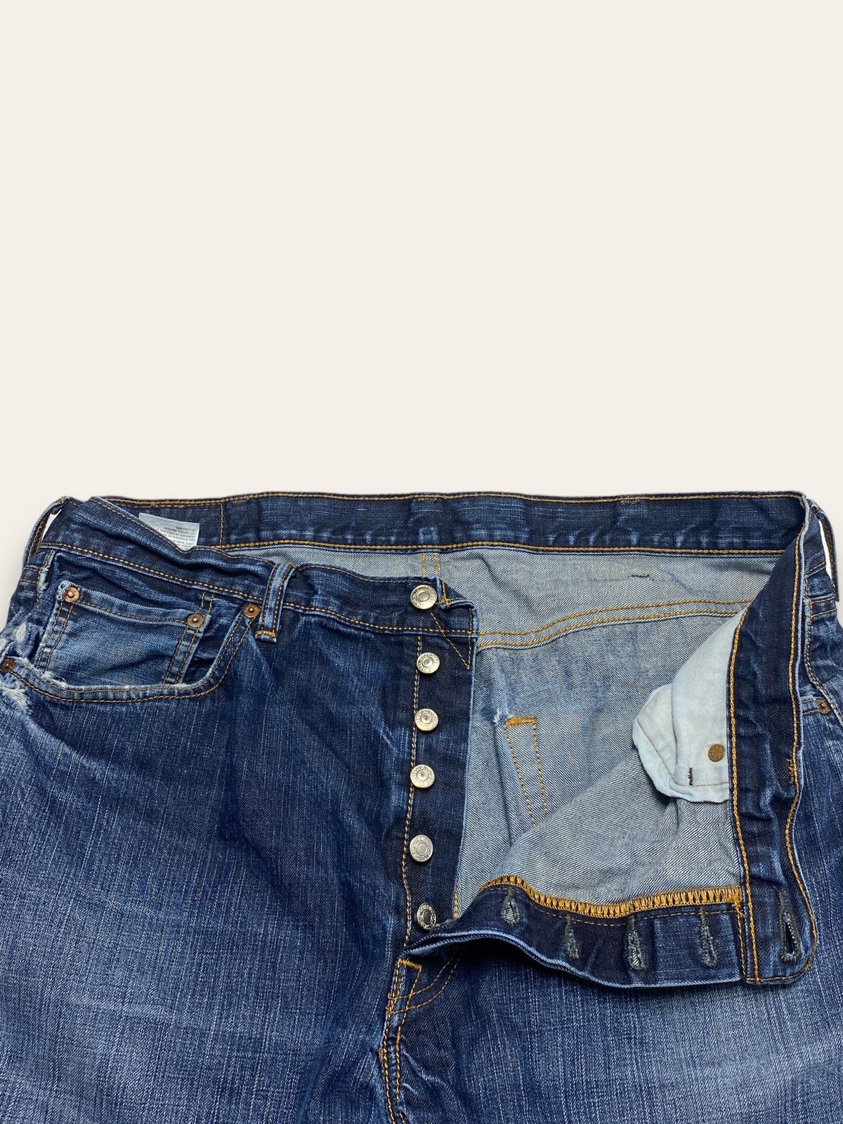 Levi's Vintage LEVI'S 501 Distressed Jeans Denim Baggy Oversized Size US 38 / EU 54 - 5 Thumbnail
