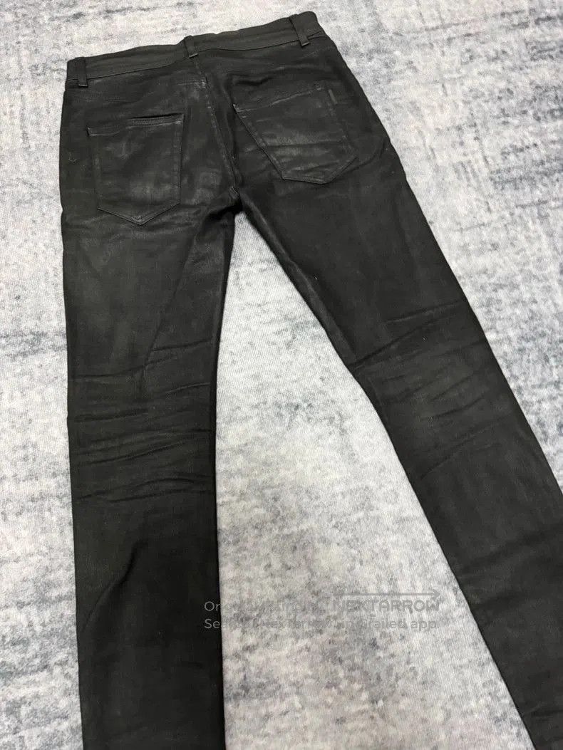 Saint Laurent Paris saint laurent waxed denim pants size 30. Size US 30 / EU 46 - 4 Thumbnail