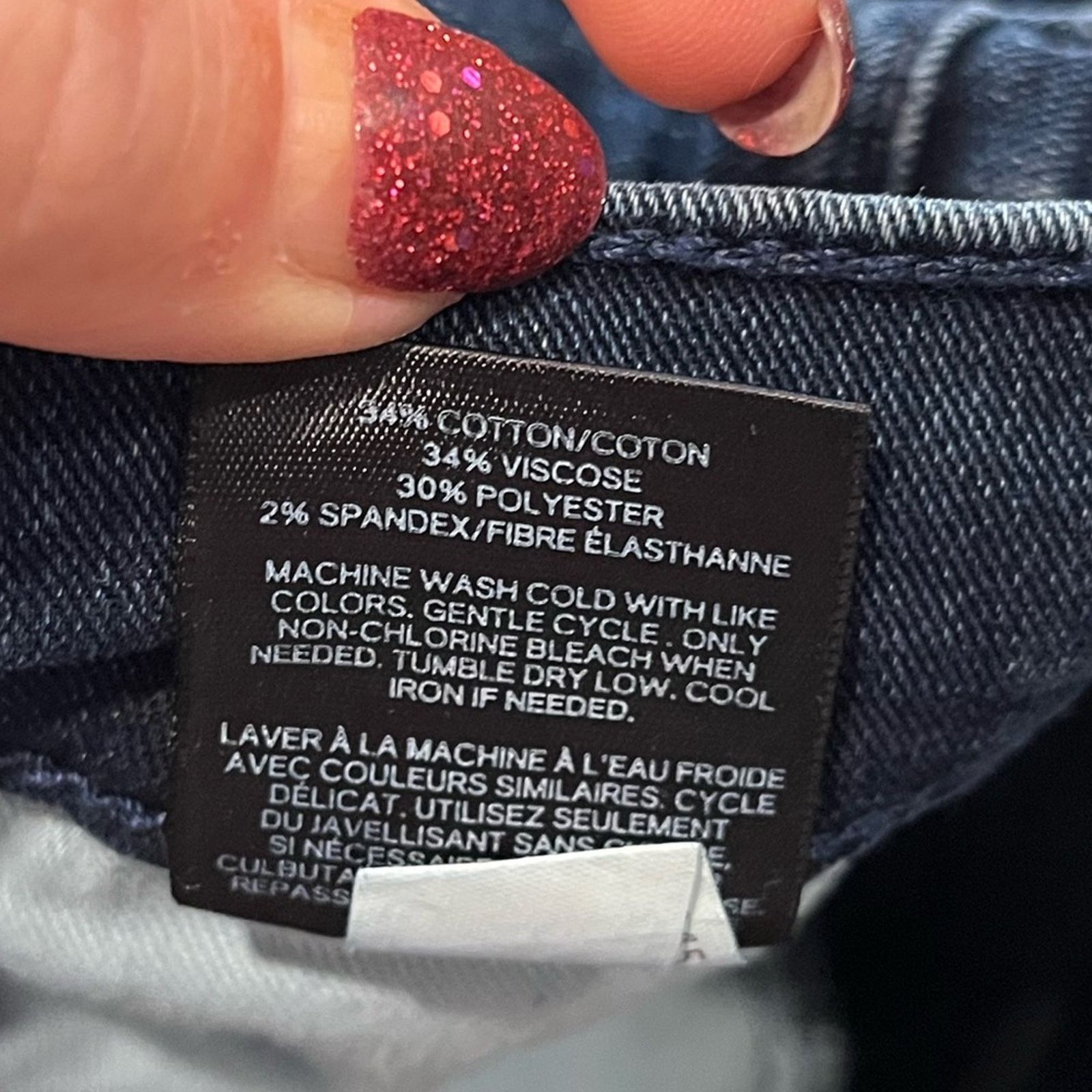 Express Express Supersoft Legging Jeans Mid Rise Denim Blue Size 4 Size 27" / US 4 / IT 40 - 10 Thumbnail