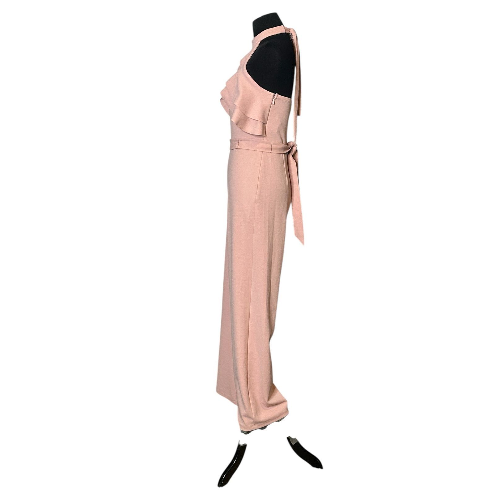 Anthropologie Avec les Filles halter neck ruffled jumpsuit size 2 Size 26" / US 2 / IT 38 - 7 Thumbnail