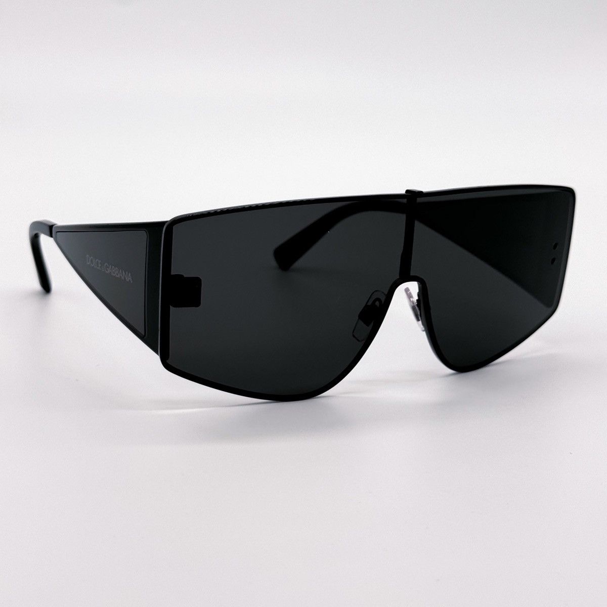 Dolce & Gabbana NEW DOLCE&GABBANA DG2305 01/87 OVERSIZED BLACK SUNGLASSES Size ONE SIZE - 4 Thumbnail