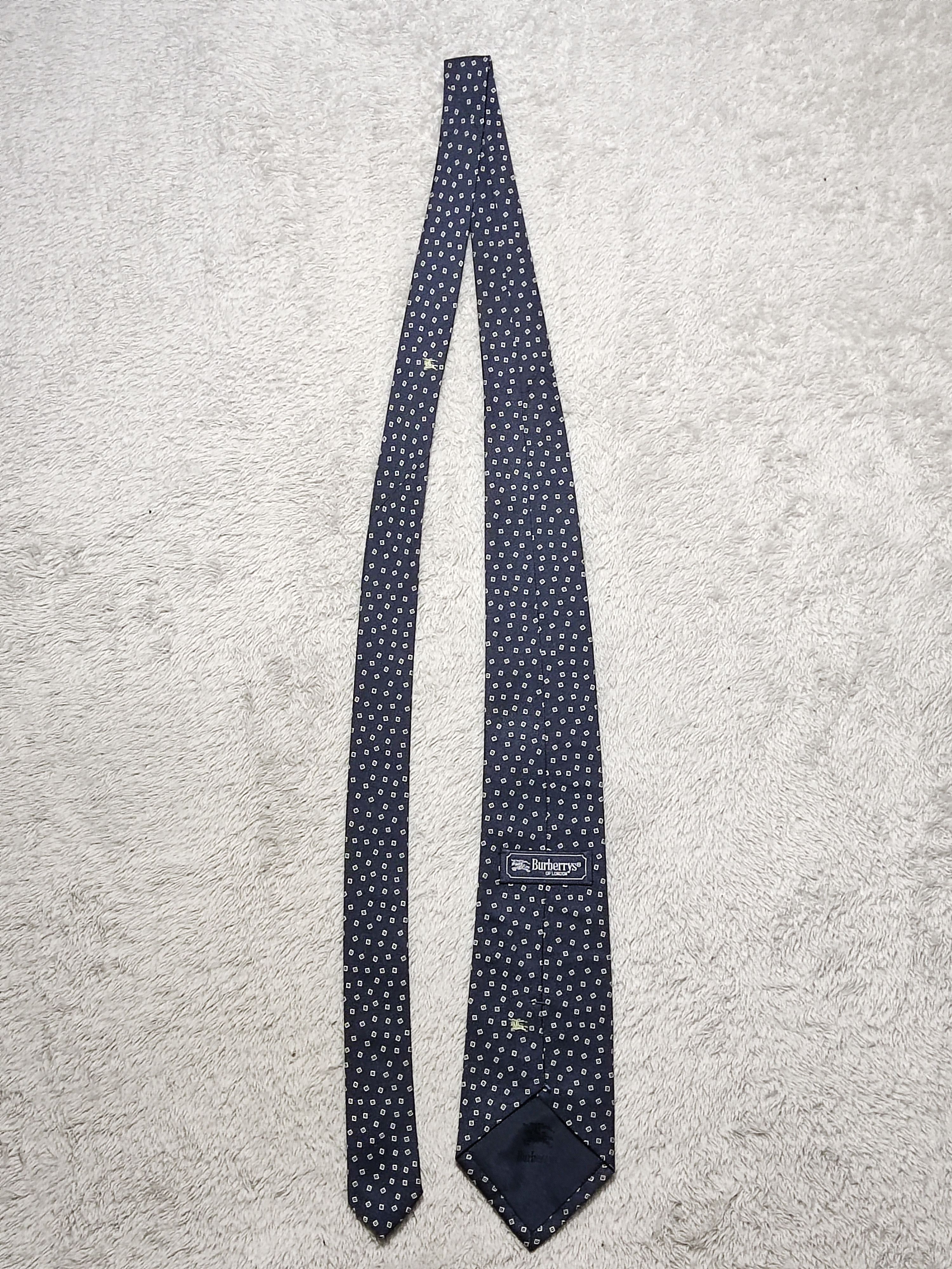 Burberry Vintage 2 bundle BURBERRYS Striped/Geometric Silk Tie Size ONE SIZE - 3 Thumbnail