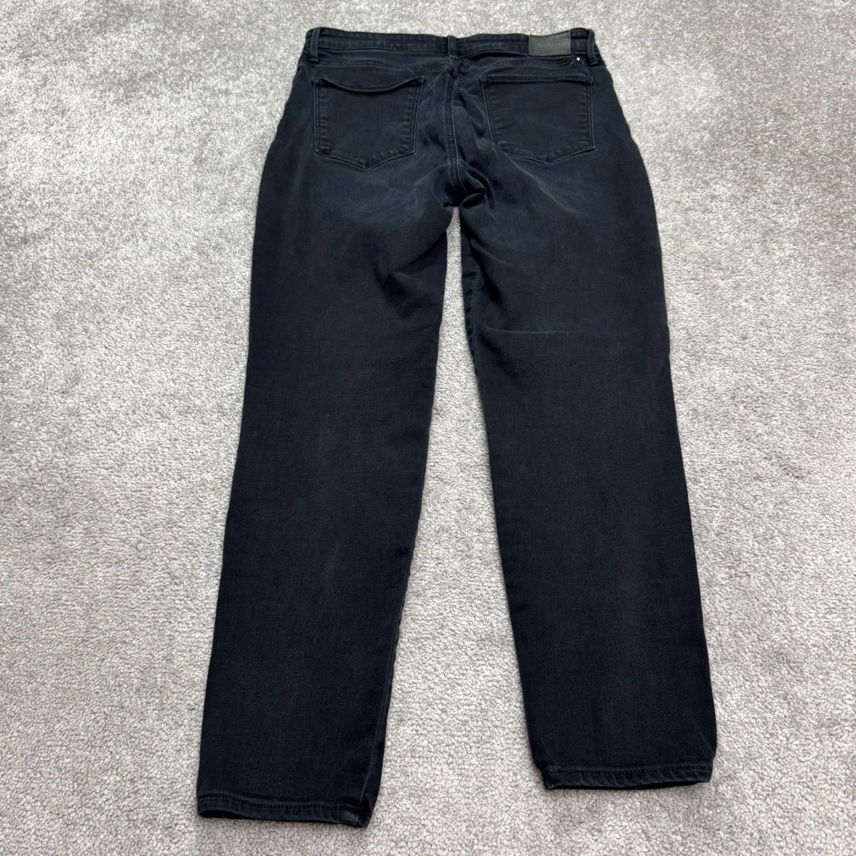 Lucky Brand VINTAGE Lucky Brand Windwill AVA Skinny Denim Jeans Womens 12 High Rise Black 31x28 Size 34" / US 12 / IT 48 - 2 Thumbnail