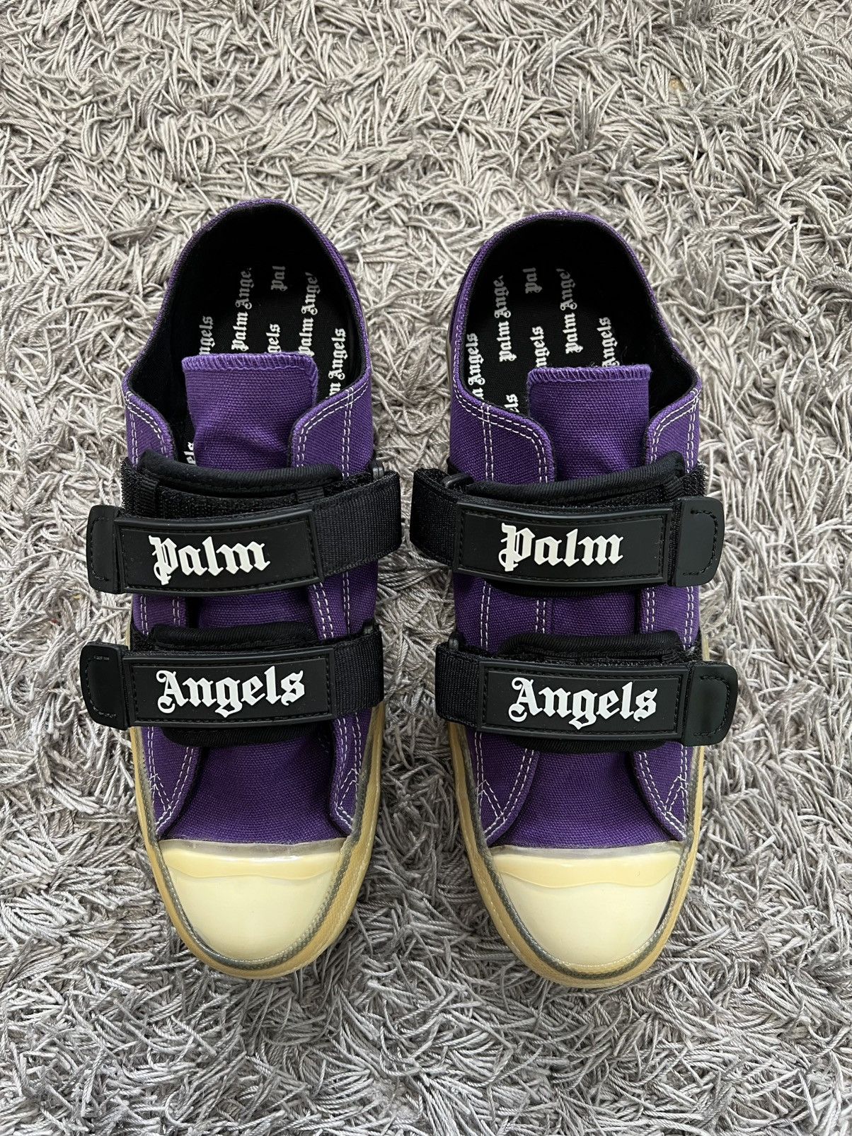 Palm Angels PALM ANGELS Black Velcro Vulcanized Sneakers