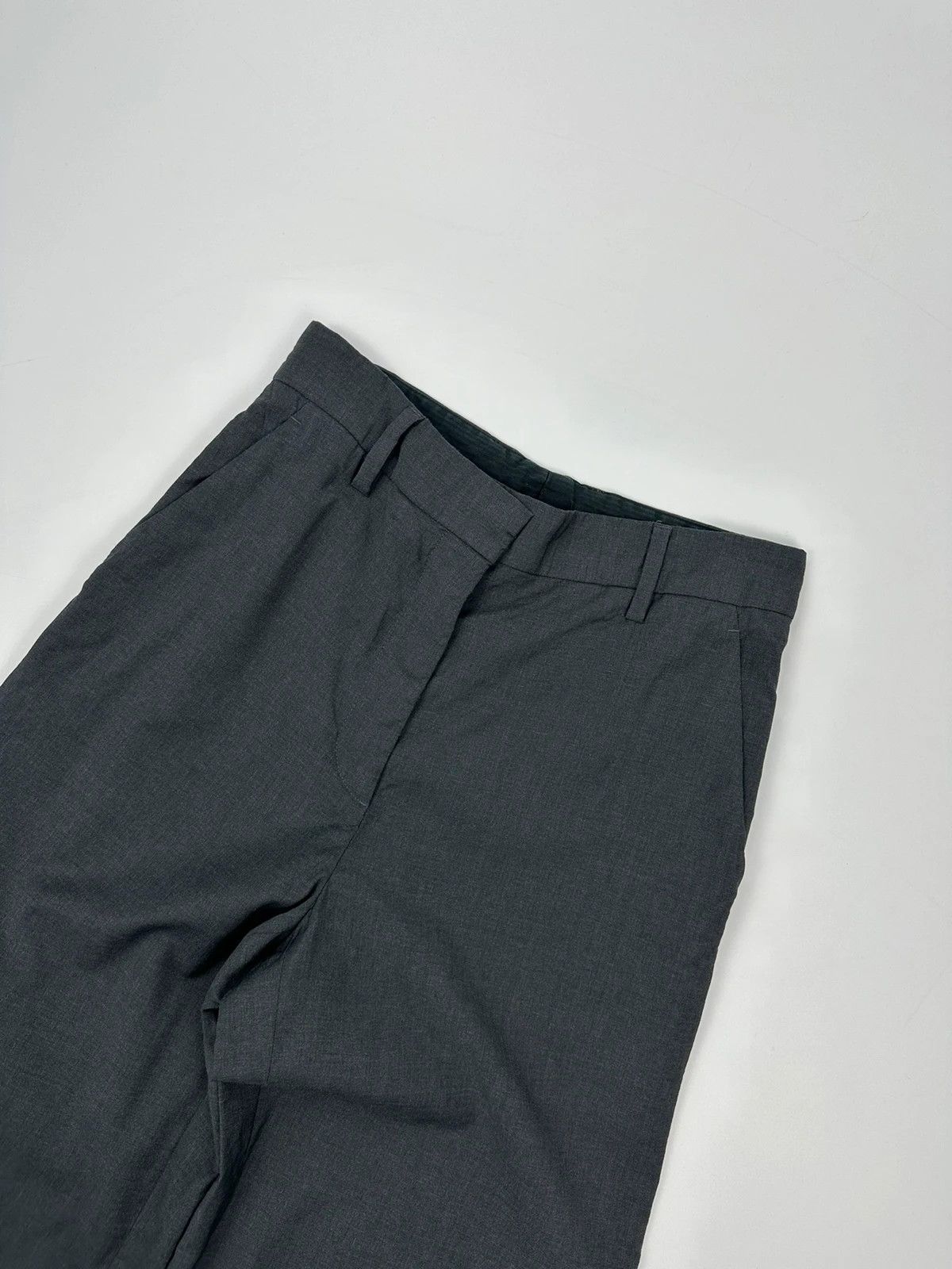Prada Prada Milano SS2023 Raf Simons Wool Wide Legs Dress Pants Size 26" / US 2 / IT 38 - 4 Thumbnail