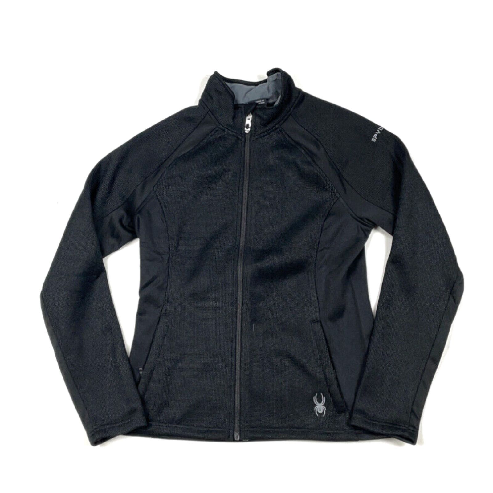 Spyder Spyder Endure Black Full Zip Sweater Jacket Midweight Core SPFDD115 M Grailed