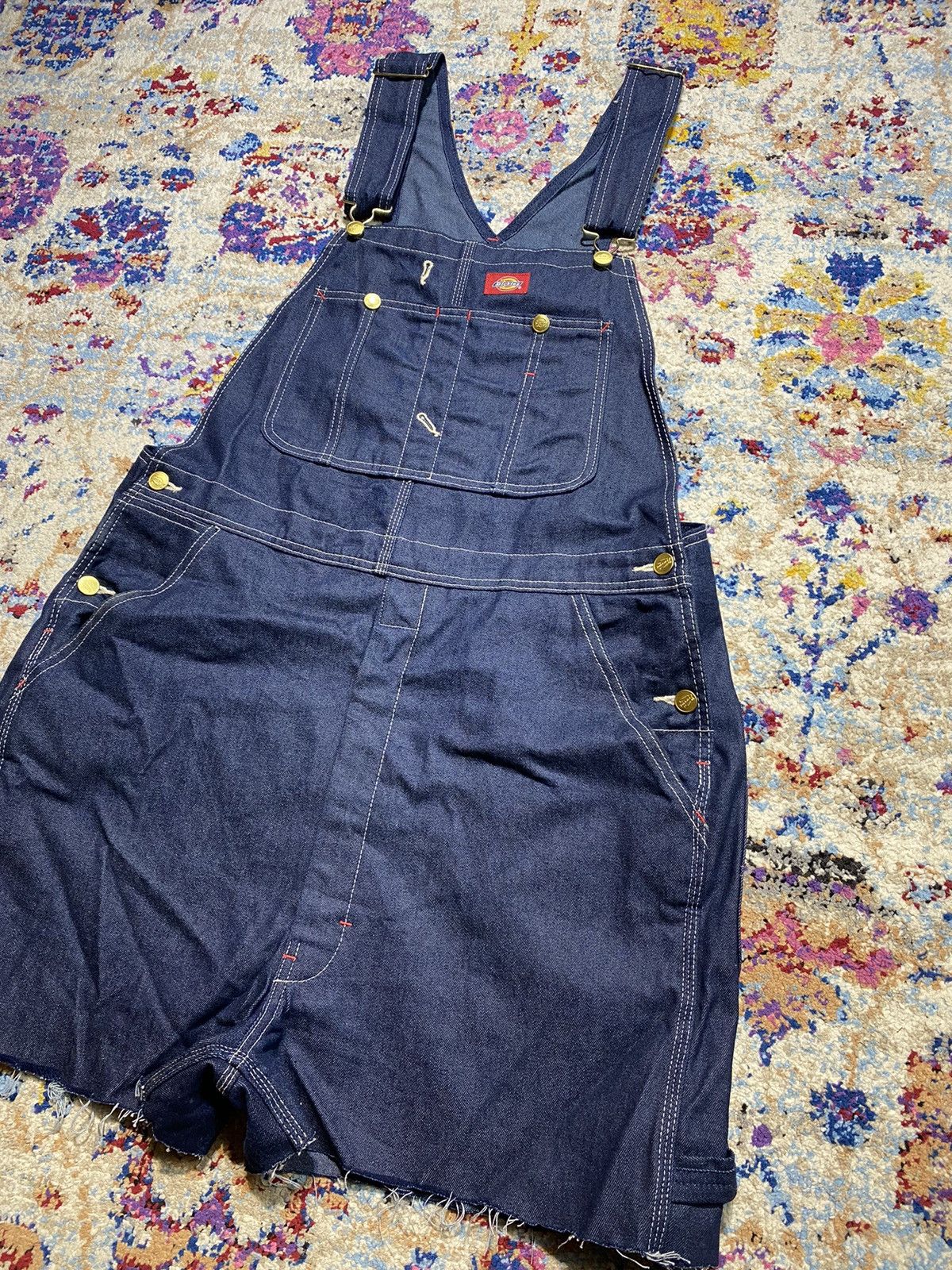 Dickies Dickies Denim Jeans Crop Overalls Unisex W34 Size US 34 / EU 50 - 3 Thumbnail