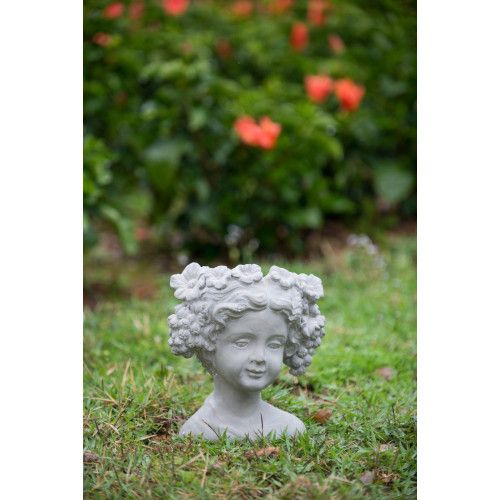 Designer × Homemade Cement Bust Wall Planter - Indoor Outdoor Home Garden Decor, Size US L / EU 52-54 / 3 - 1 Thumbnail