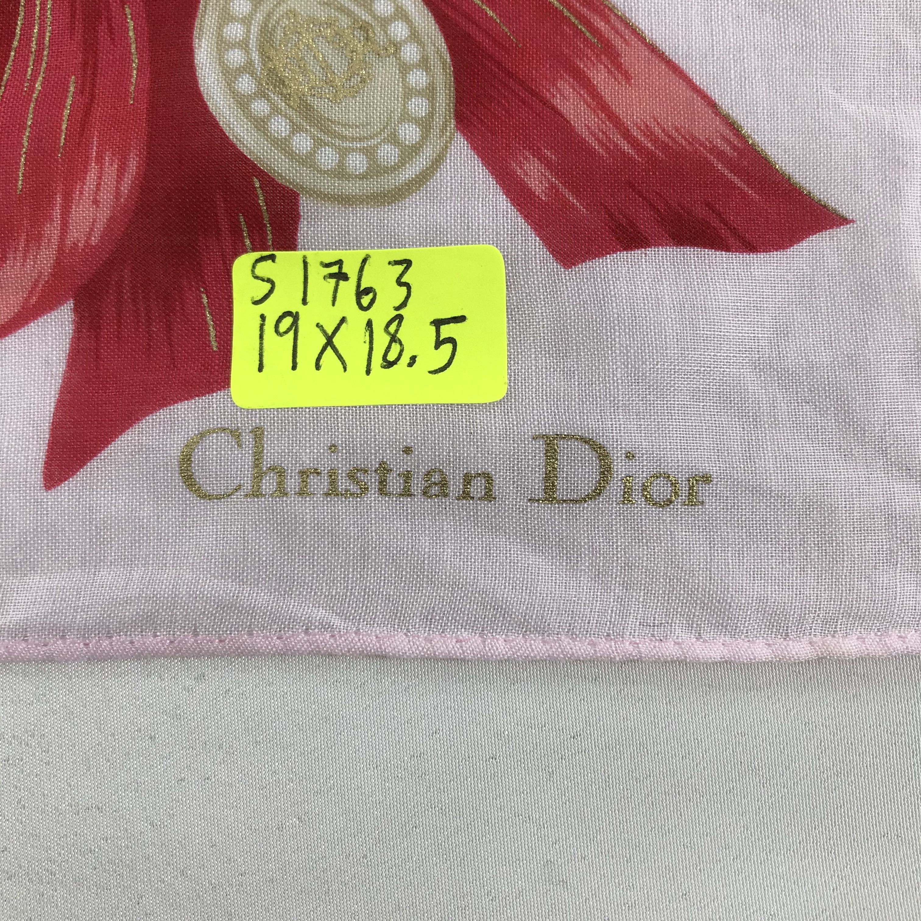 Vintage Christian Dior Bandana / Handkerchief / Neckerchief - S1763 Size ONE SIZE - 6 Thumbnail