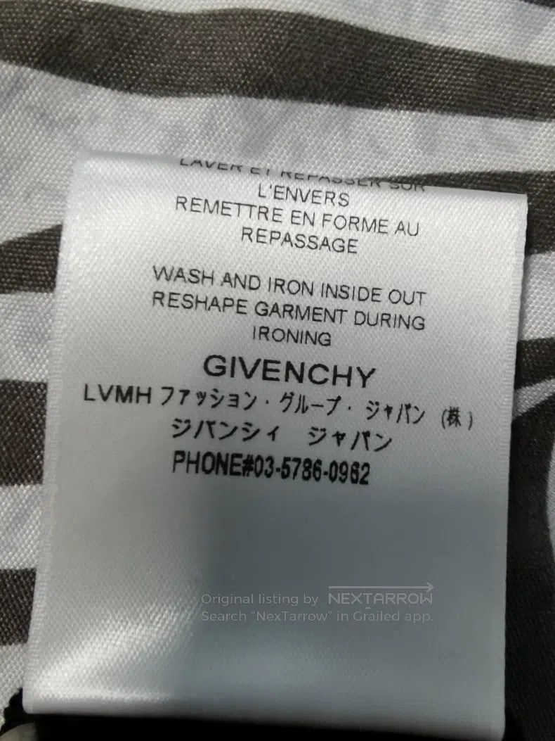 Givenchy Givenchy Color Blocked Letter Printed Shirt Size US XS / EU 42 / 0 - 5 Thumbnail