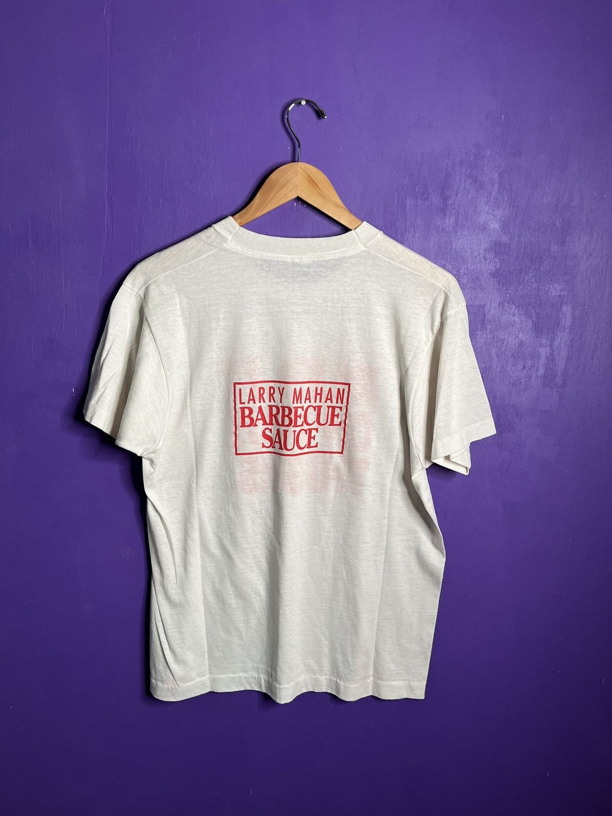 Vintage Vintage 80s Rub it on your thighs t-shirt Size US M / EU 48-50 / 2 - 2 Thumbnail