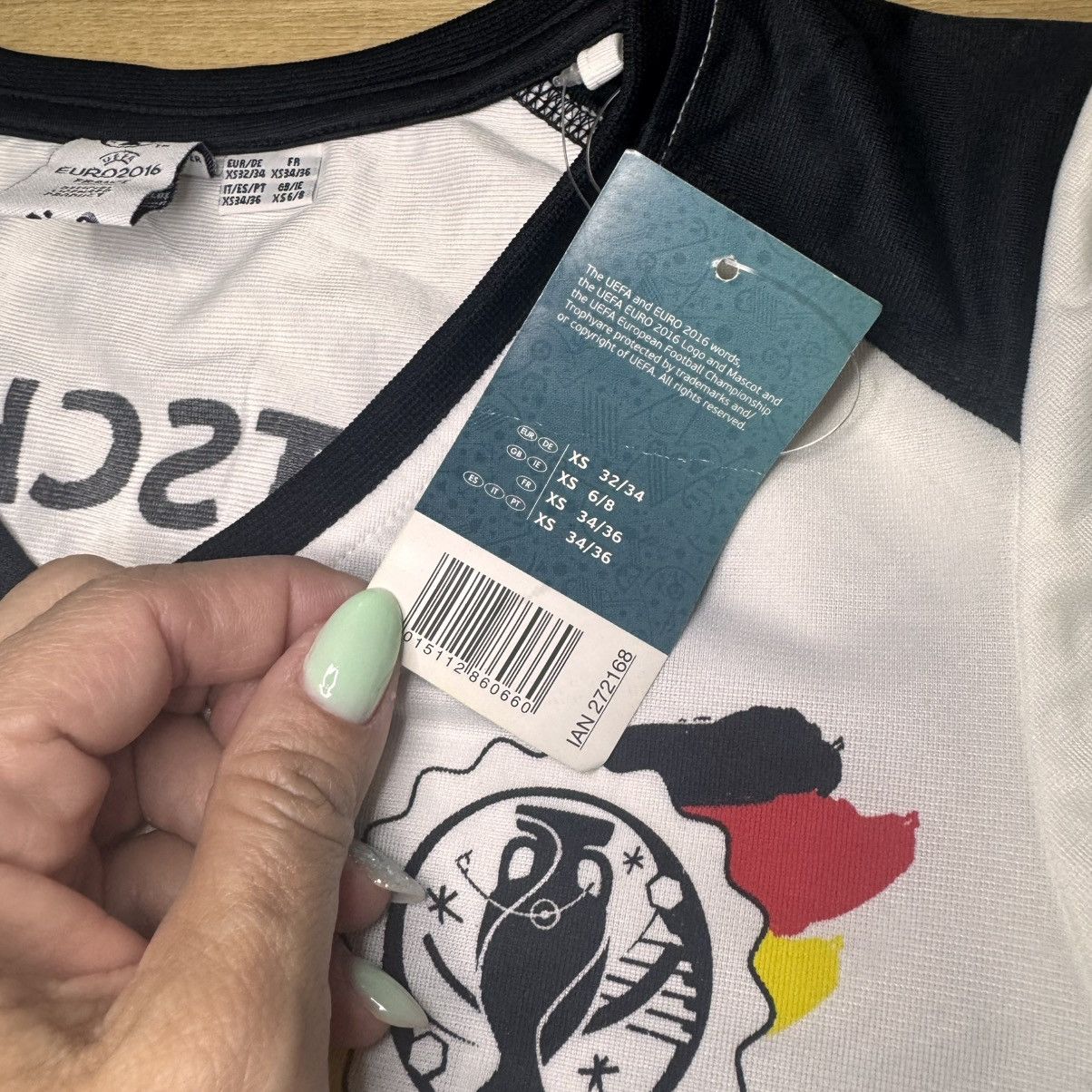 Vintage Deutschland #10 Soccer Jersey Womens Size XS Shirt Germany Size XS / US 0-2 / IT 36-38 - 5 Thumbnail