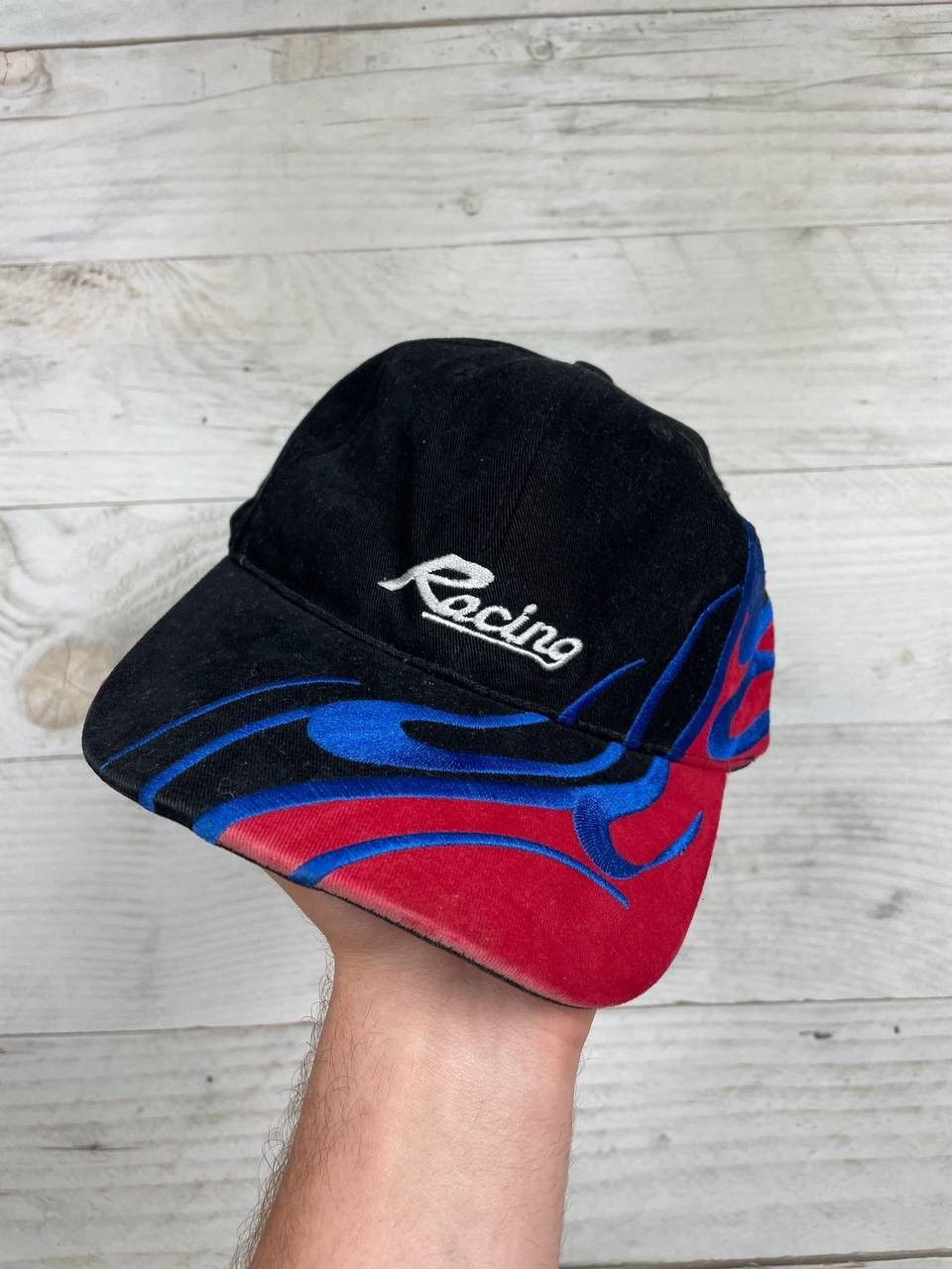 Vintage Vintage Racing Cap 90s F1 Nascar Size ONE SIZE - 3 Thumbnail
